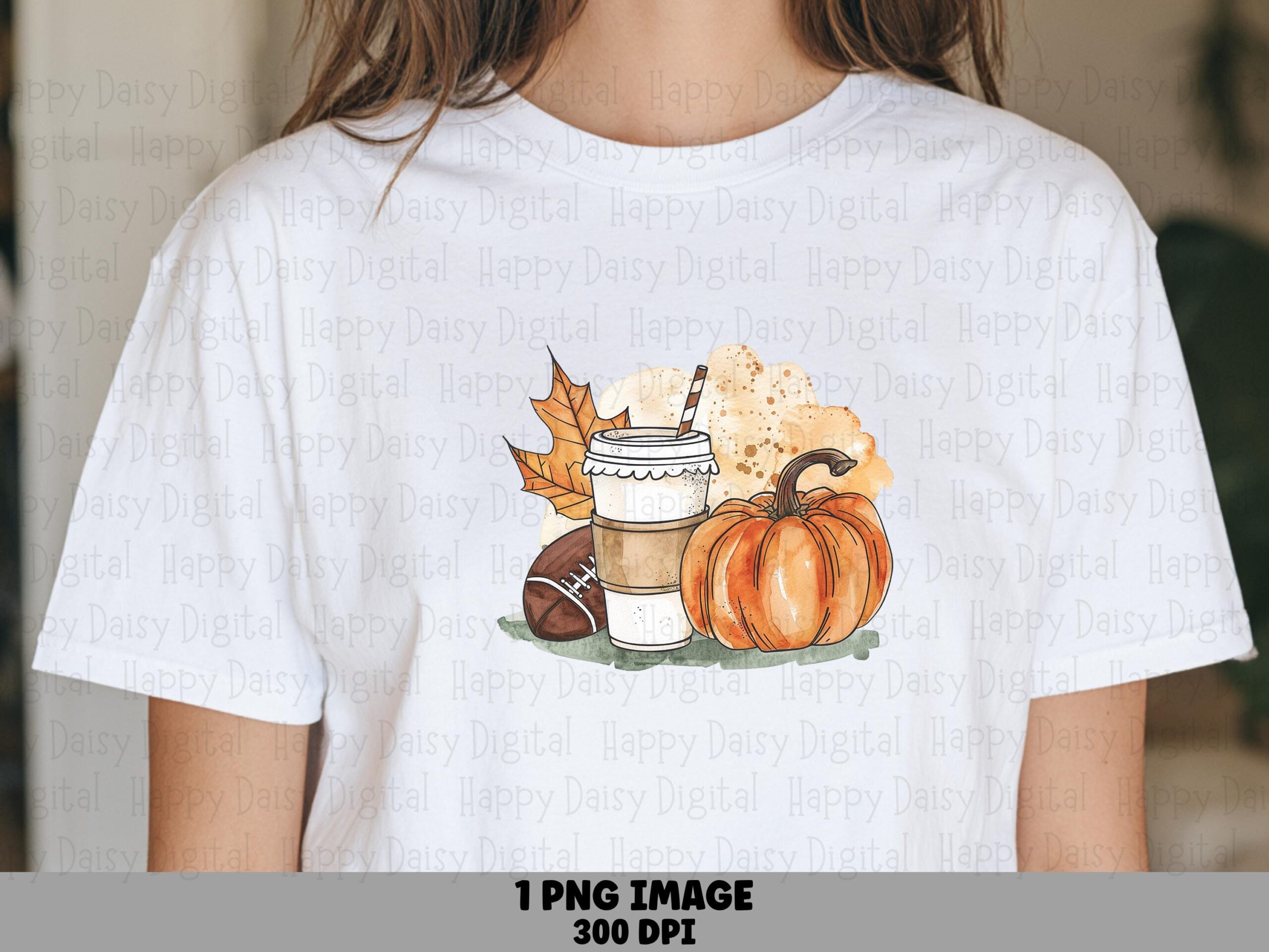 Pumpkin Spice Latte PNG Pumpkin Spice Latte Coffee Illustration Sublimation Design Commercial Use POD
