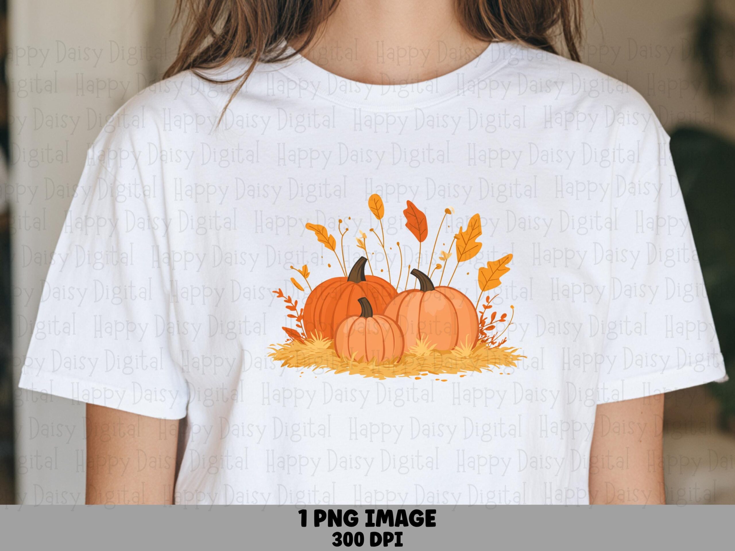 Pumpkin Cluster With Leaves PNG Pumpkin Cluster Design Autumn Leaves Sublimation Design Commercial Use POD