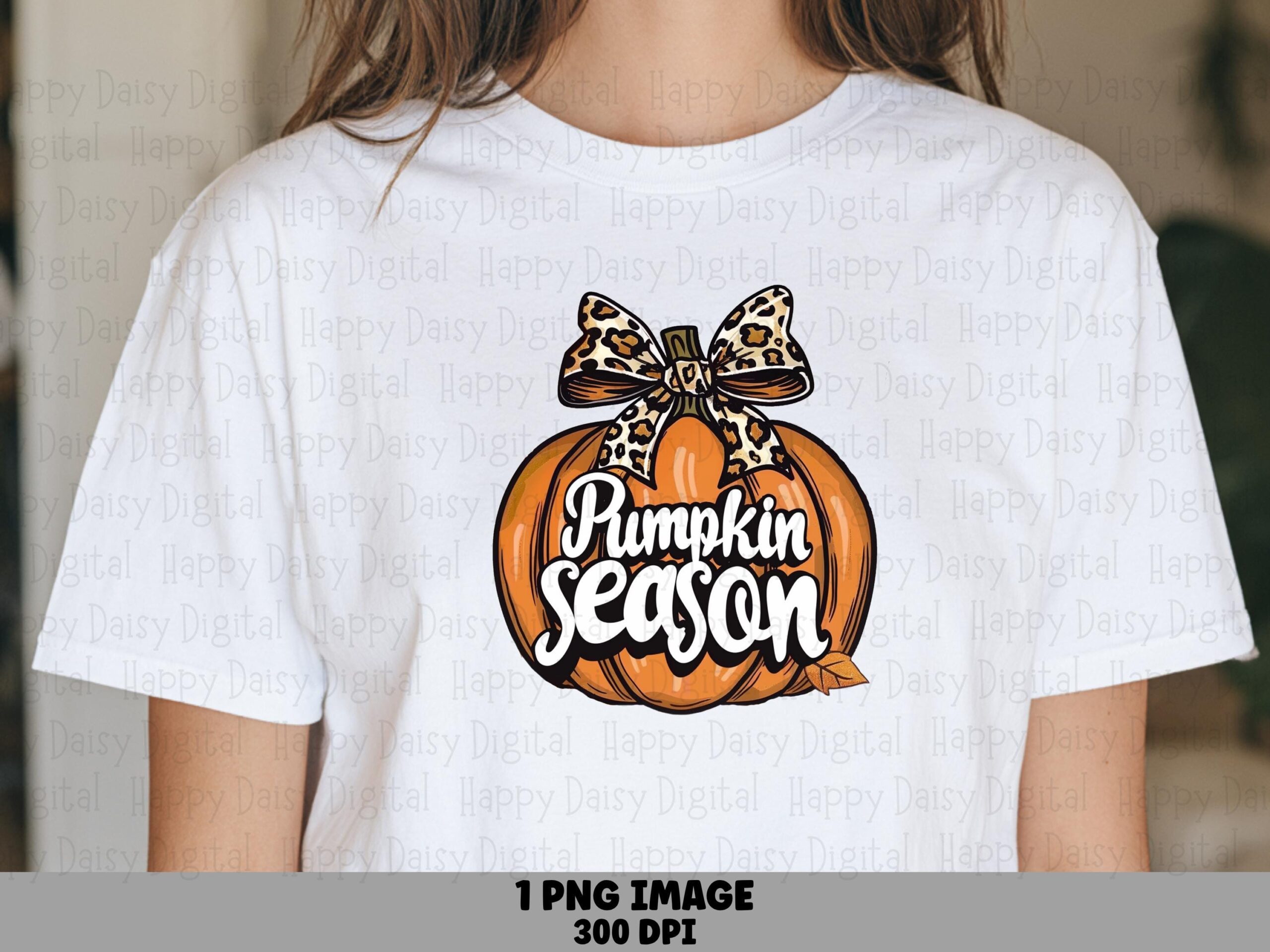 Pumpkin Season PNG Pumpkin Season Design Bow Accent Sublimation Design Commercial Use POD