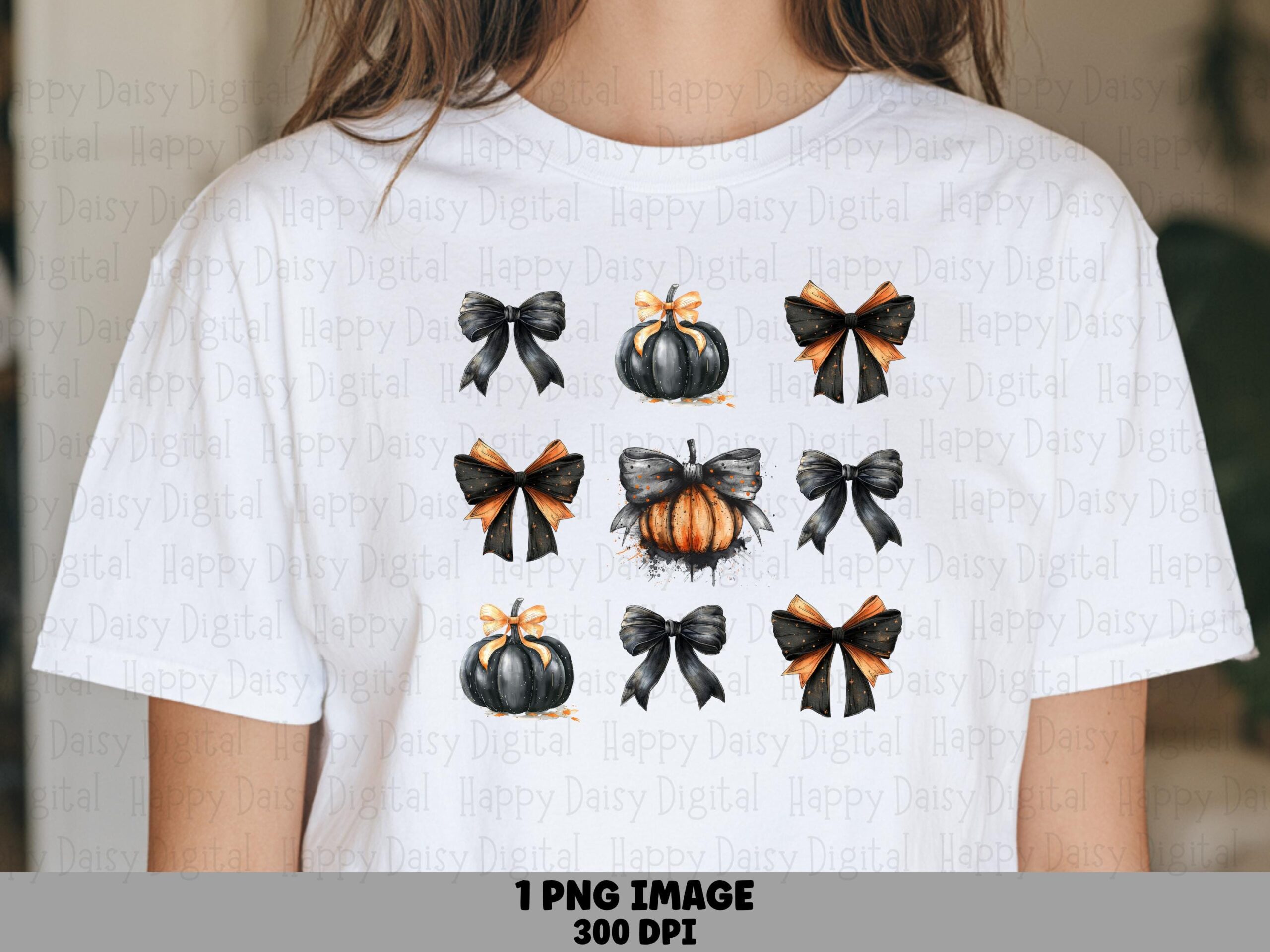 Bow Pumpkin Grid PNG Bow Pumpkin Grid Fall Pattern Design Sublimation Design Commercial Use POD