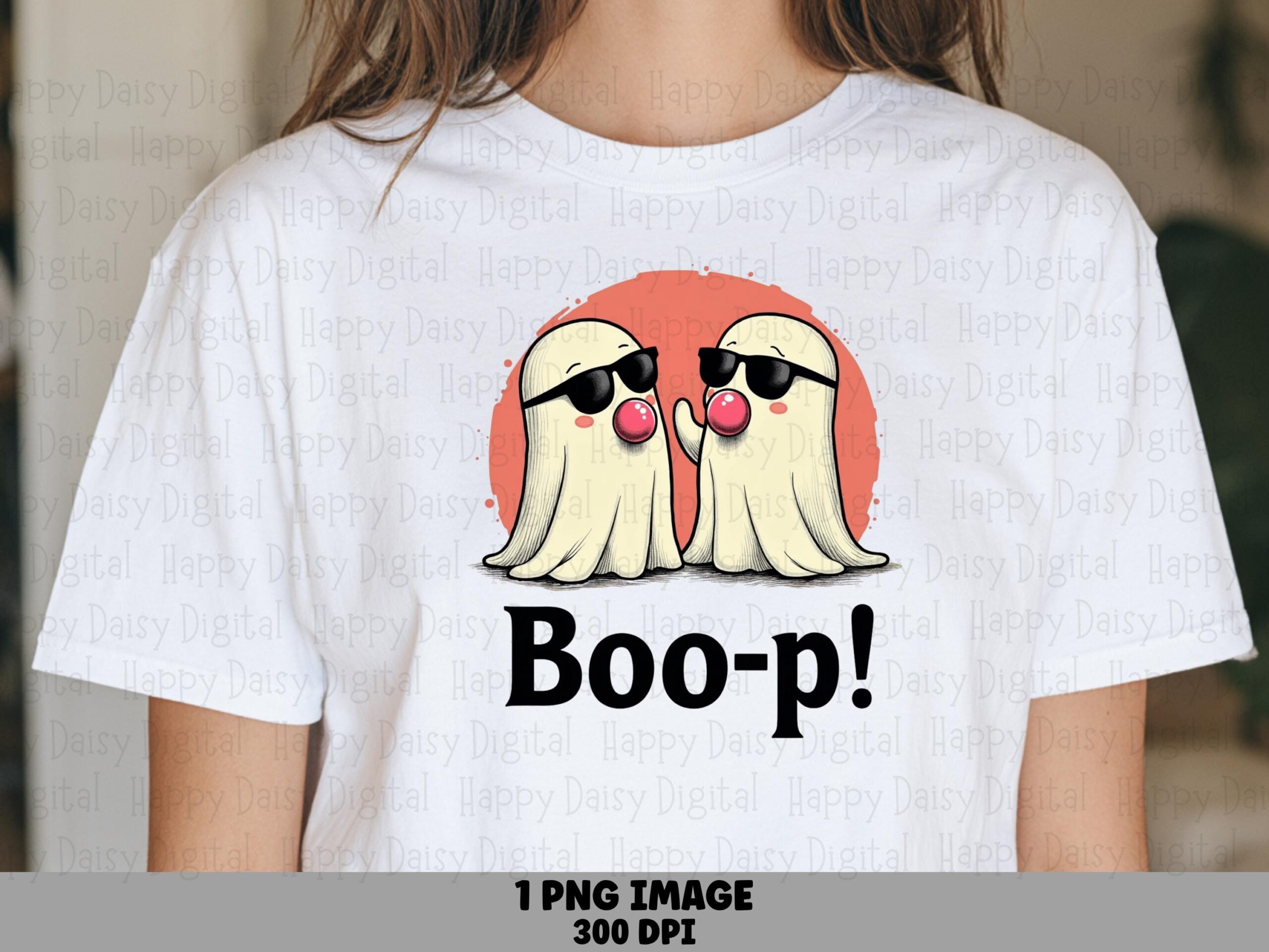 Boo-p PNG Boo-P Pun Design Sunglasses Ghosts Sublimation Design Commercial Use POD