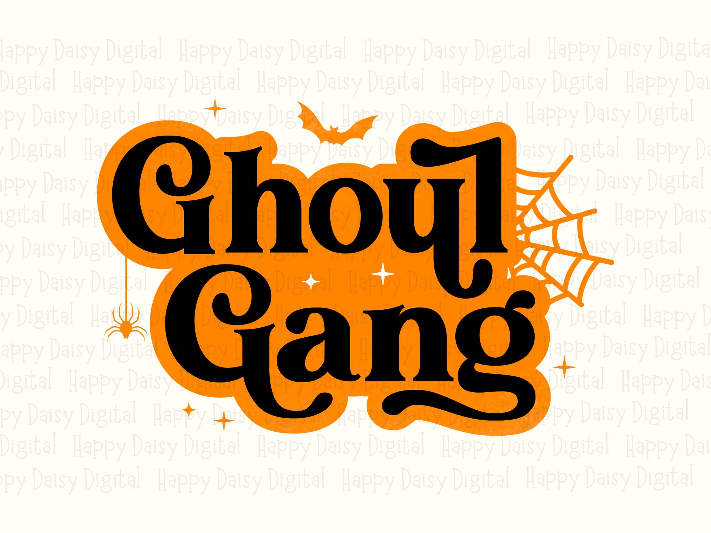 Ghoul Gang PNG Ghoul Gang Design Script Text Design Sublimation Design Commercial Use POD - Image 2