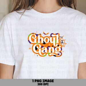Ghoul Gang PNG Ghoul Gang Alt Design Script Text Design Sublimation Design Commercial Use POD