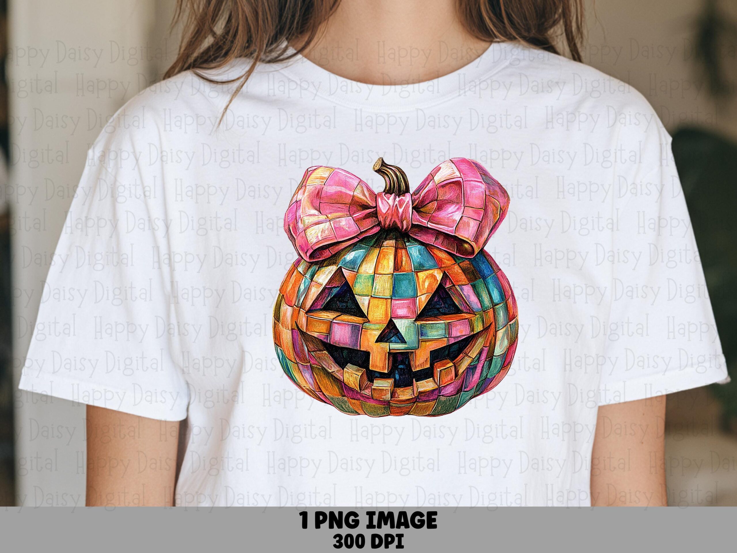 Rainbow Pumpkin PNG Rainbow Pumpkin Design Patchwork Pattern Sublimation Design Commercial Use POD