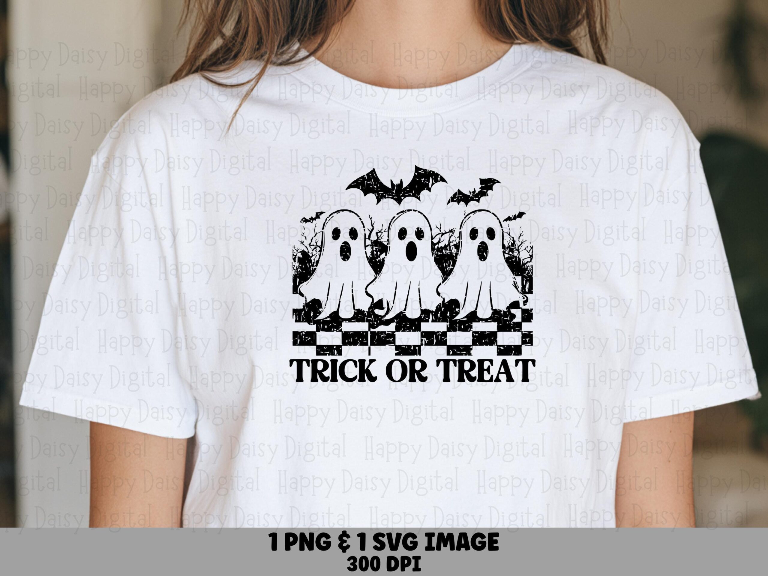 Trick Or Treat SVG PNG Trick Or Treat Skeletons Bat Accent Design Cricut Silhouette Canva Commercial Use POD