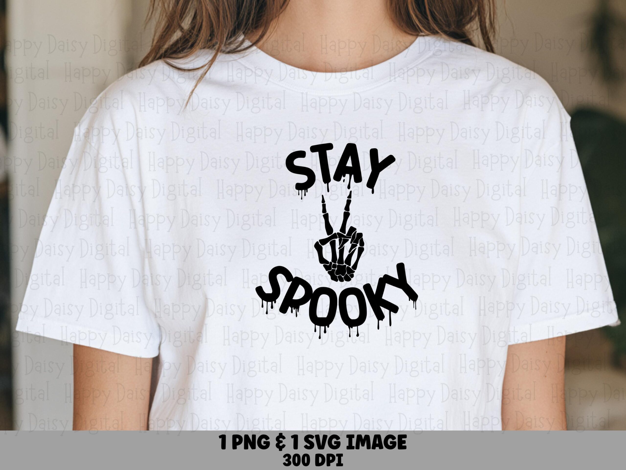 Stay Spooky SVG PNG Stay Spooky Crown Design Dripping Accent Design Cricut Silhouette Canva Commercial Use POD