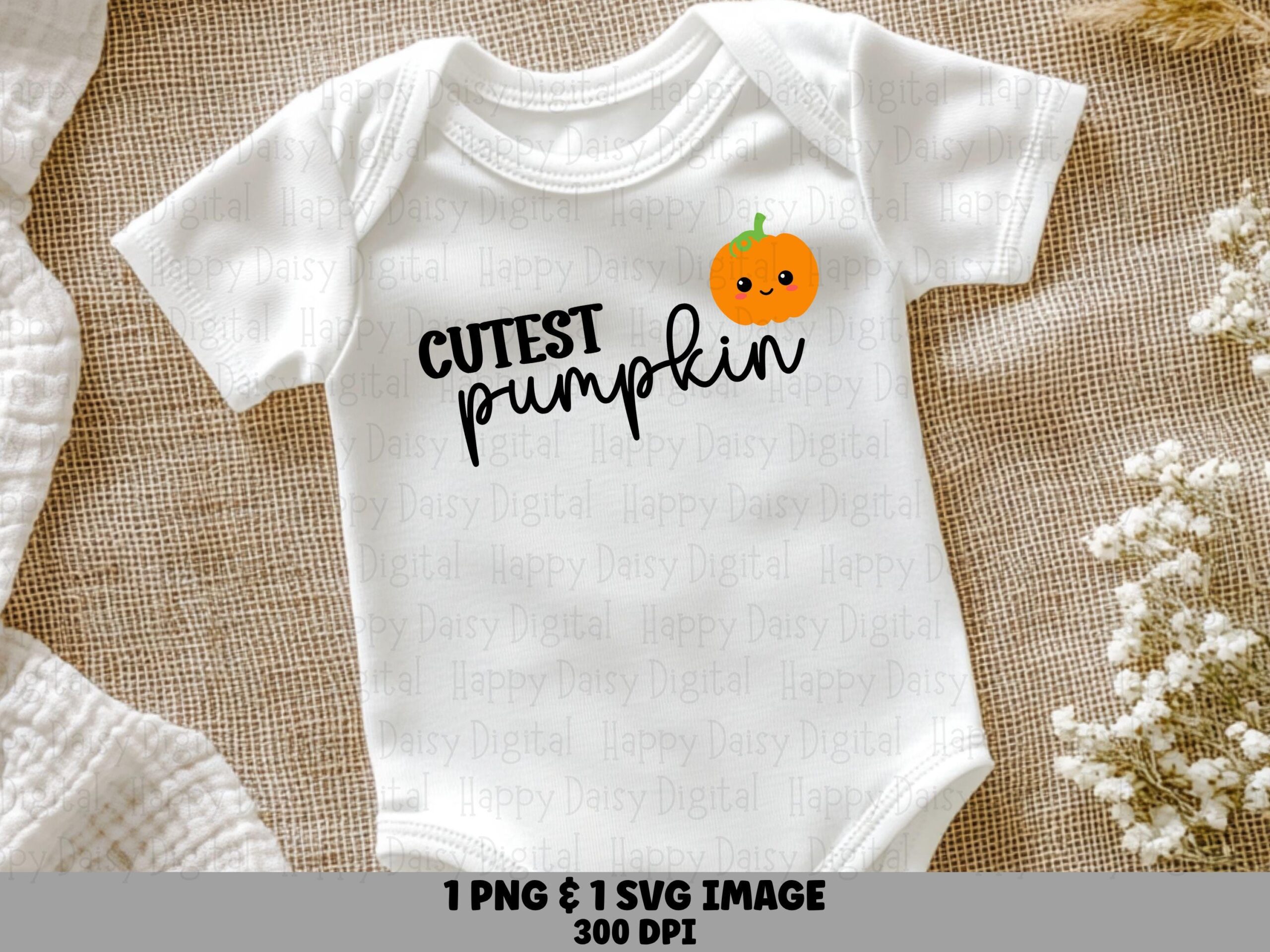 Cutest Pumpkin SVG PNG Cutest Pumpkin Design Cute Pumpkin Character Cricut Silhouette Canva Commercial Use POD