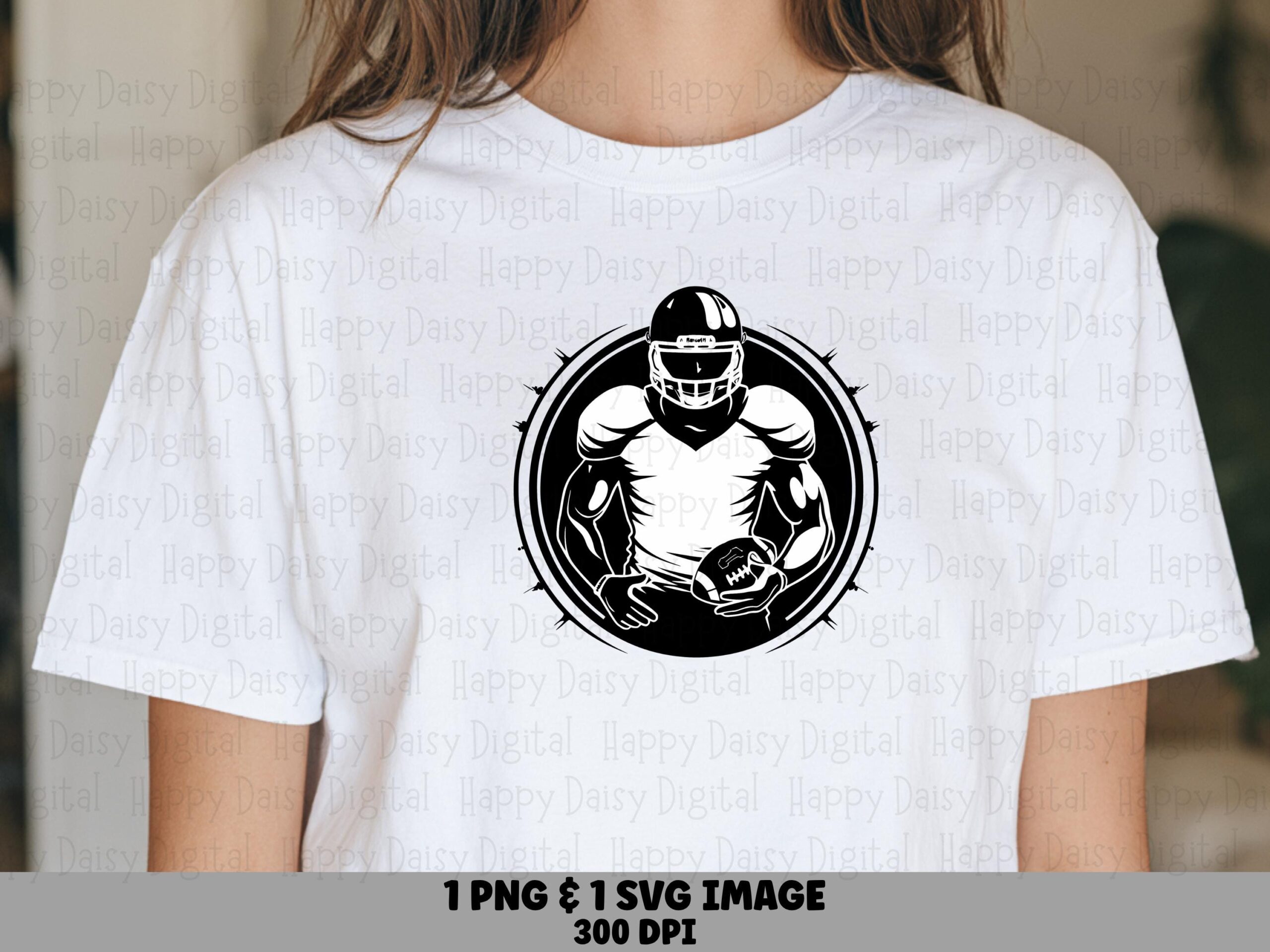 Football Player Silhouette SVG PNG Football Player Silhouette Player Icon Design Cricut Silhouette Canva Commercial Use POD