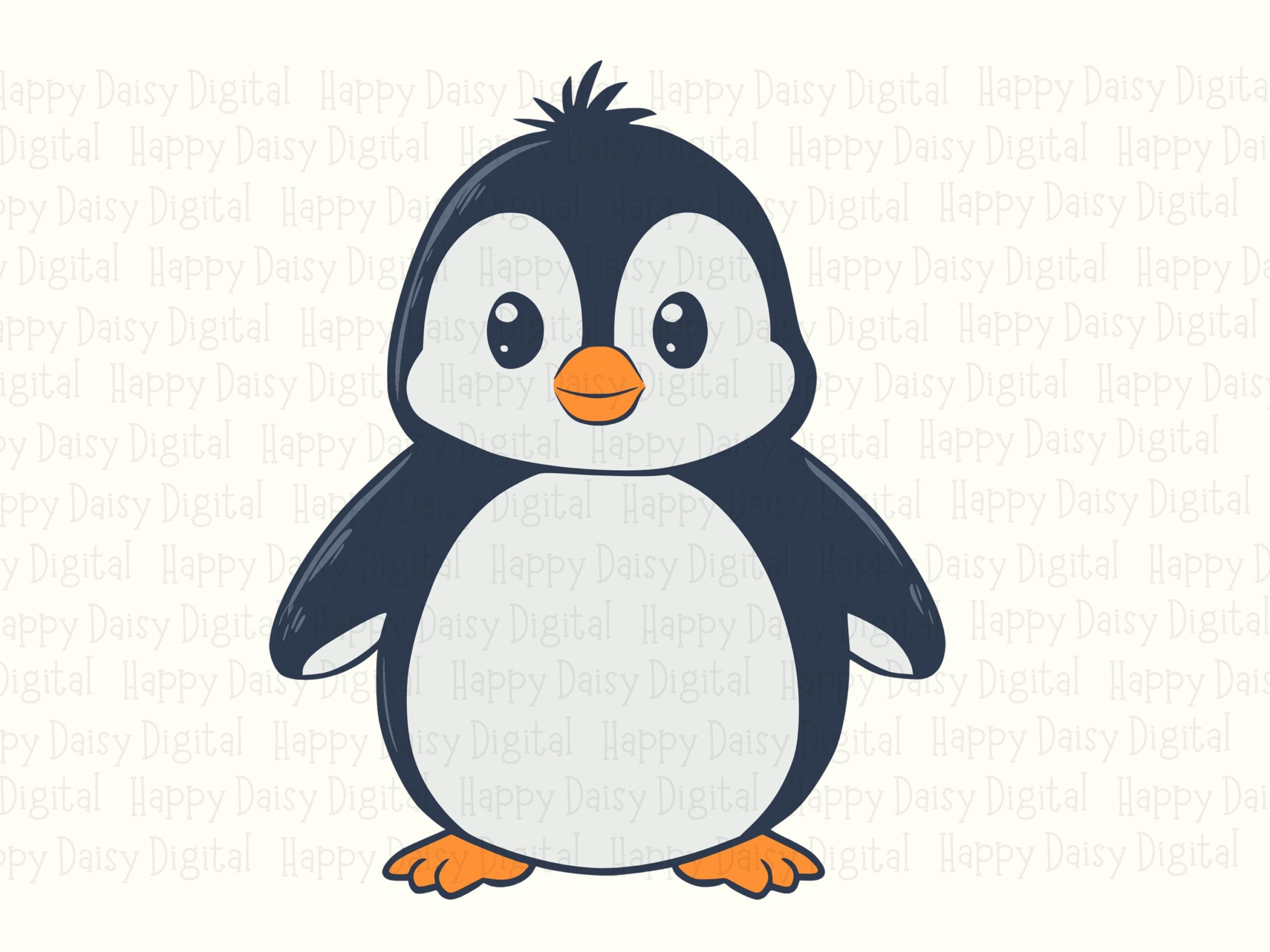 Standing Penguin Full Body PNG SVG | Sublimation Commercial Use POD - Image 2