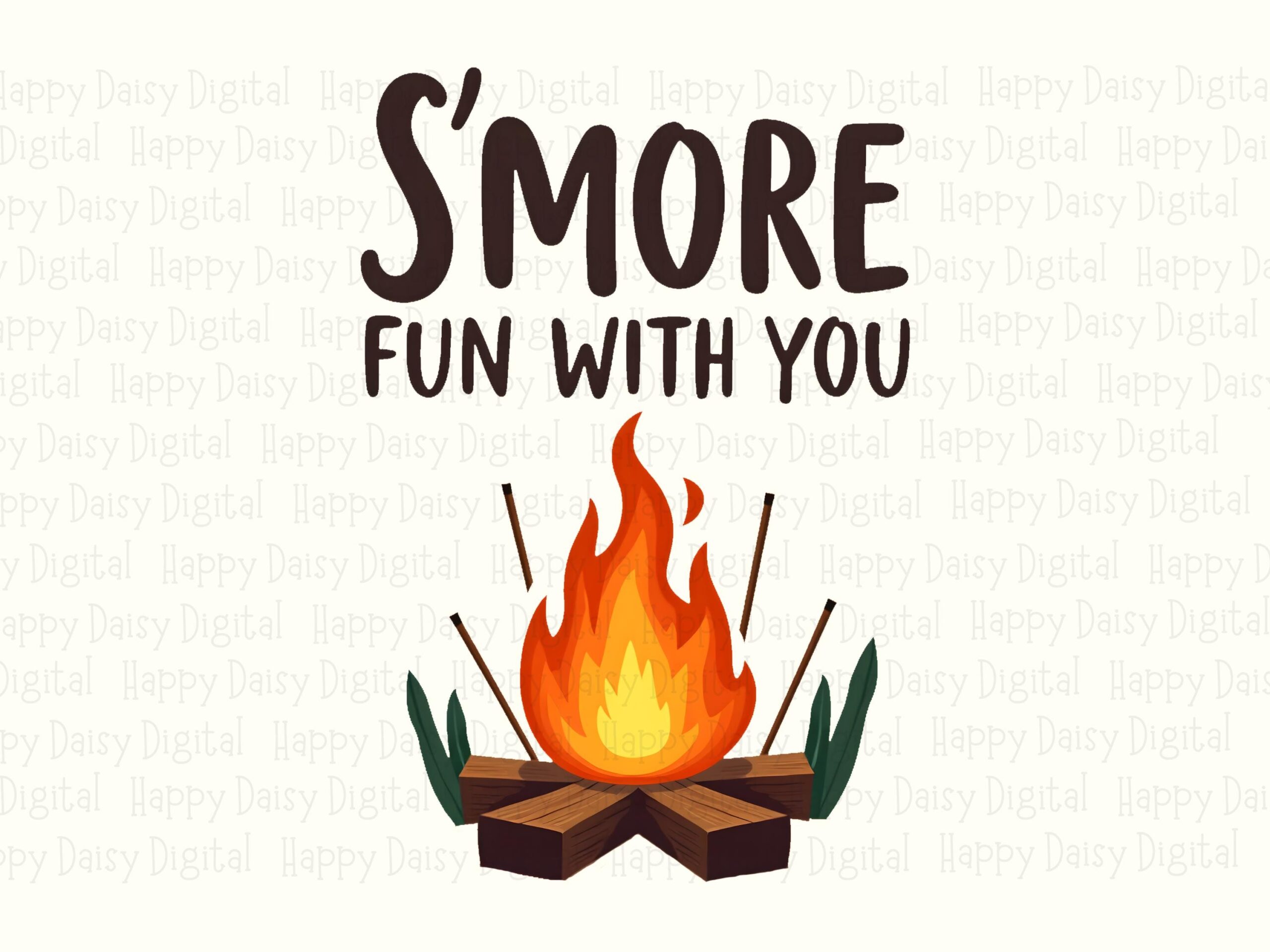 Smore Fun Png, Playful Campfire Quote Graphic | Sublimation File, 300 DPI | Commercial License, POD Sellers - Image 2