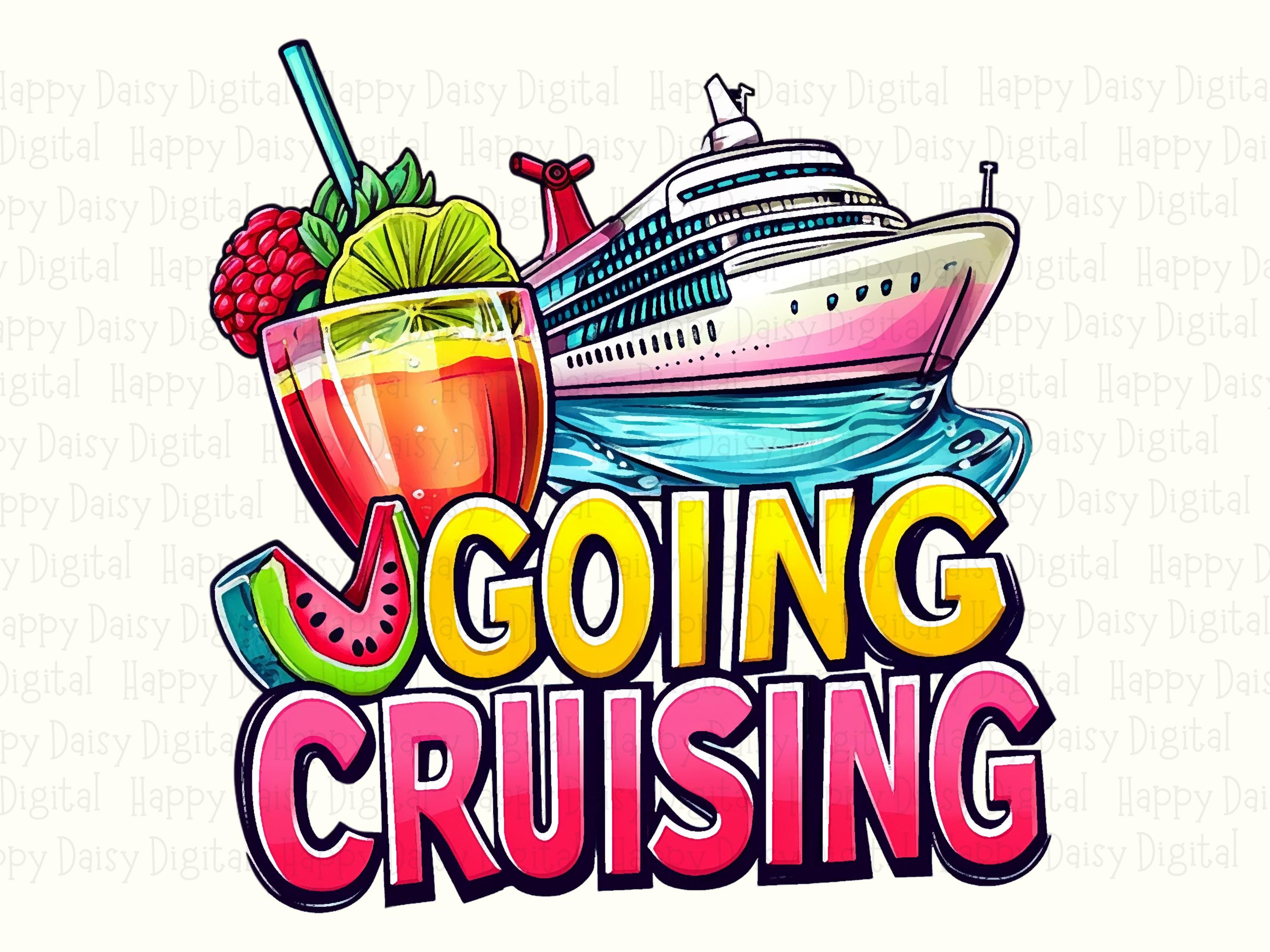 Going Cruising Cocktail Ship PNG | Sublimation Commercial Use POD - Image 2