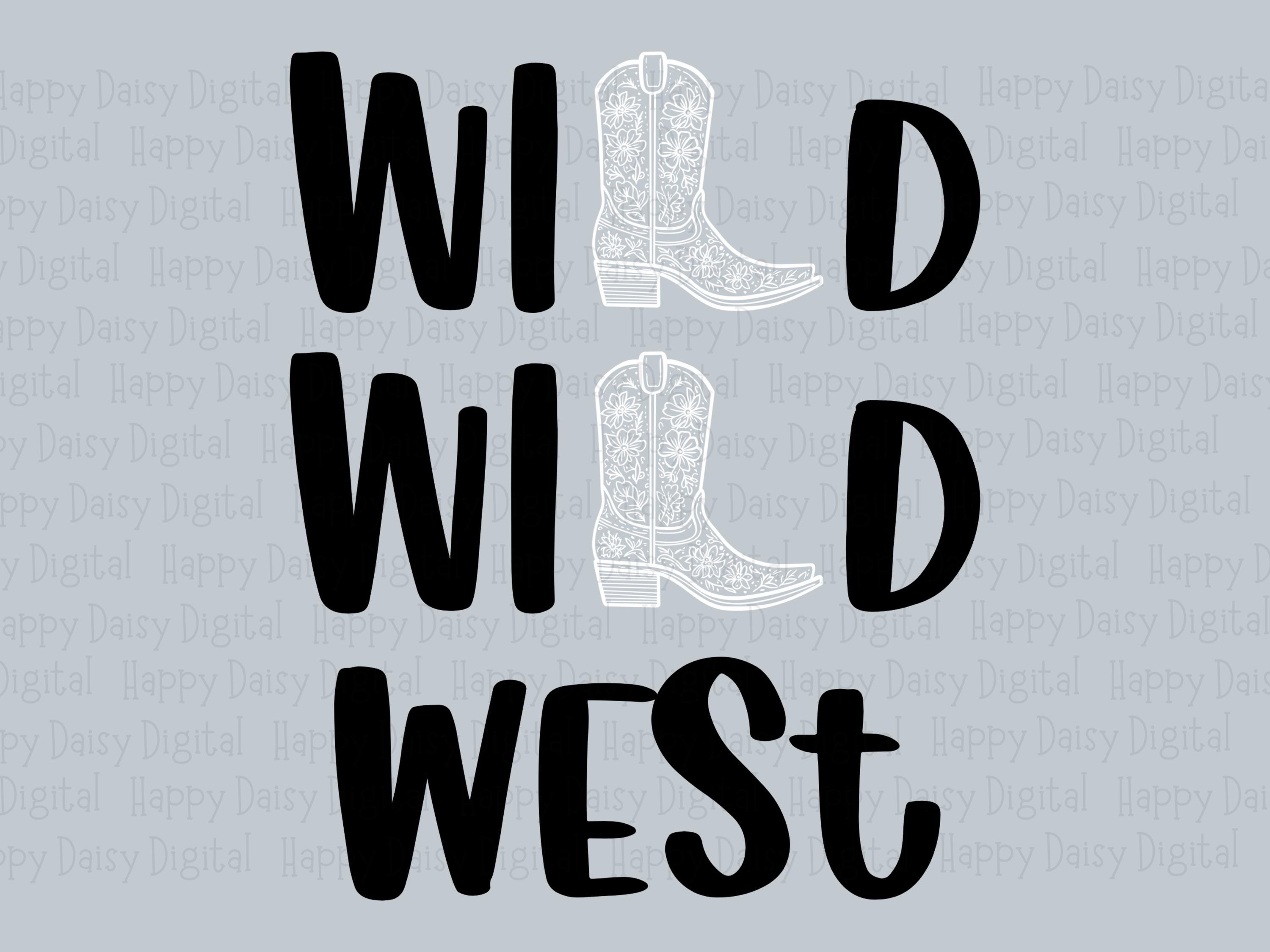 Wild Wild West Boots PNG | Sublimation Commercial Use POD - Image 2