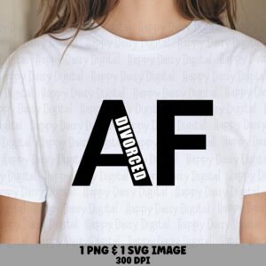 Af Divorced Bold, Giant Block Text Png Svg | Sublimation Design, Commercial License, 300 DPI