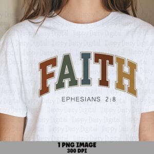 Varsity Faith Arch PNG | Sublimation Commercial Use POD