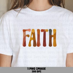 Watercolor Faith PNG | Sublimation Commercial Use POD