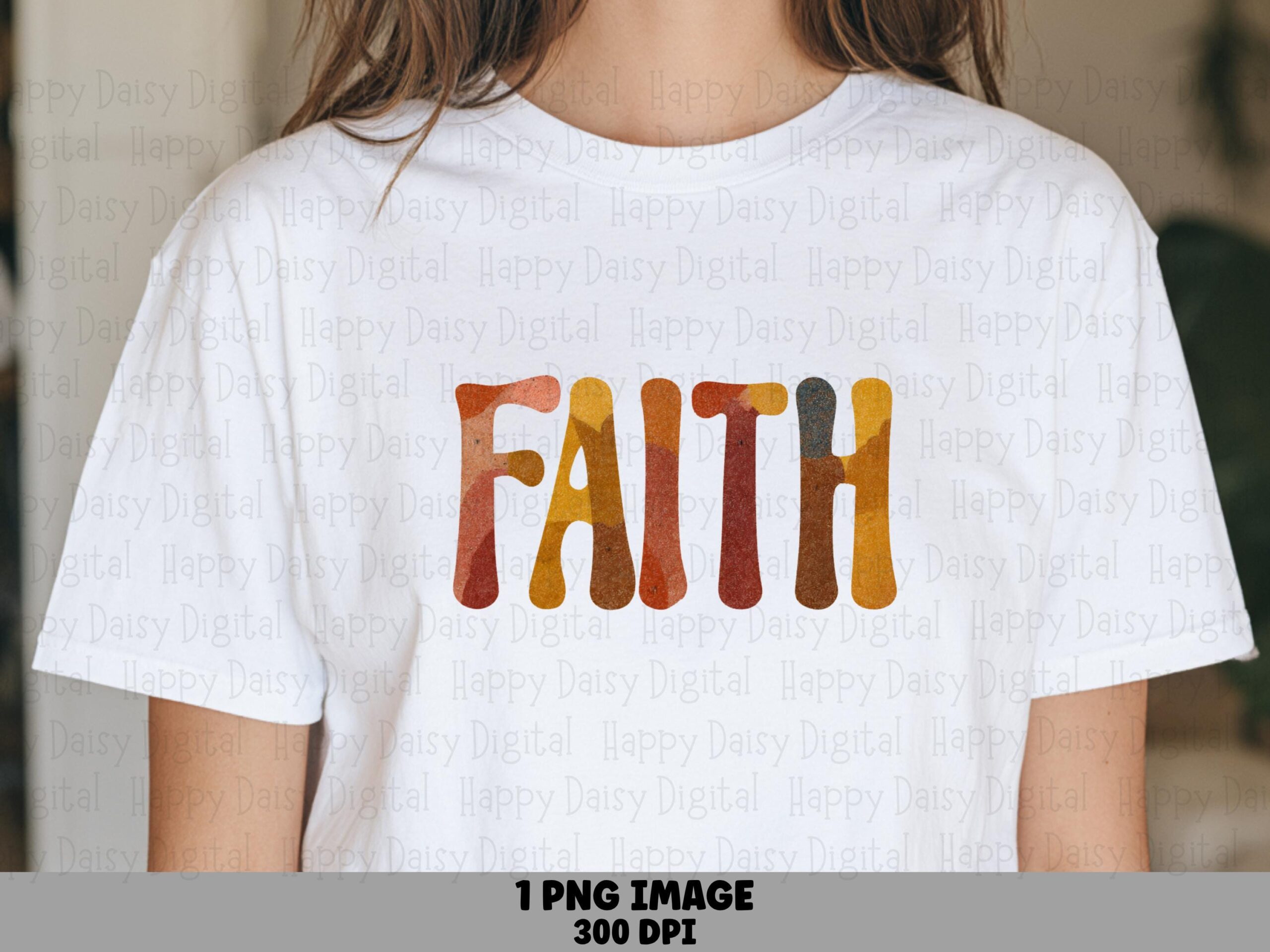 Watercolor Faith PNG | Sublimation Commercial Use POD
