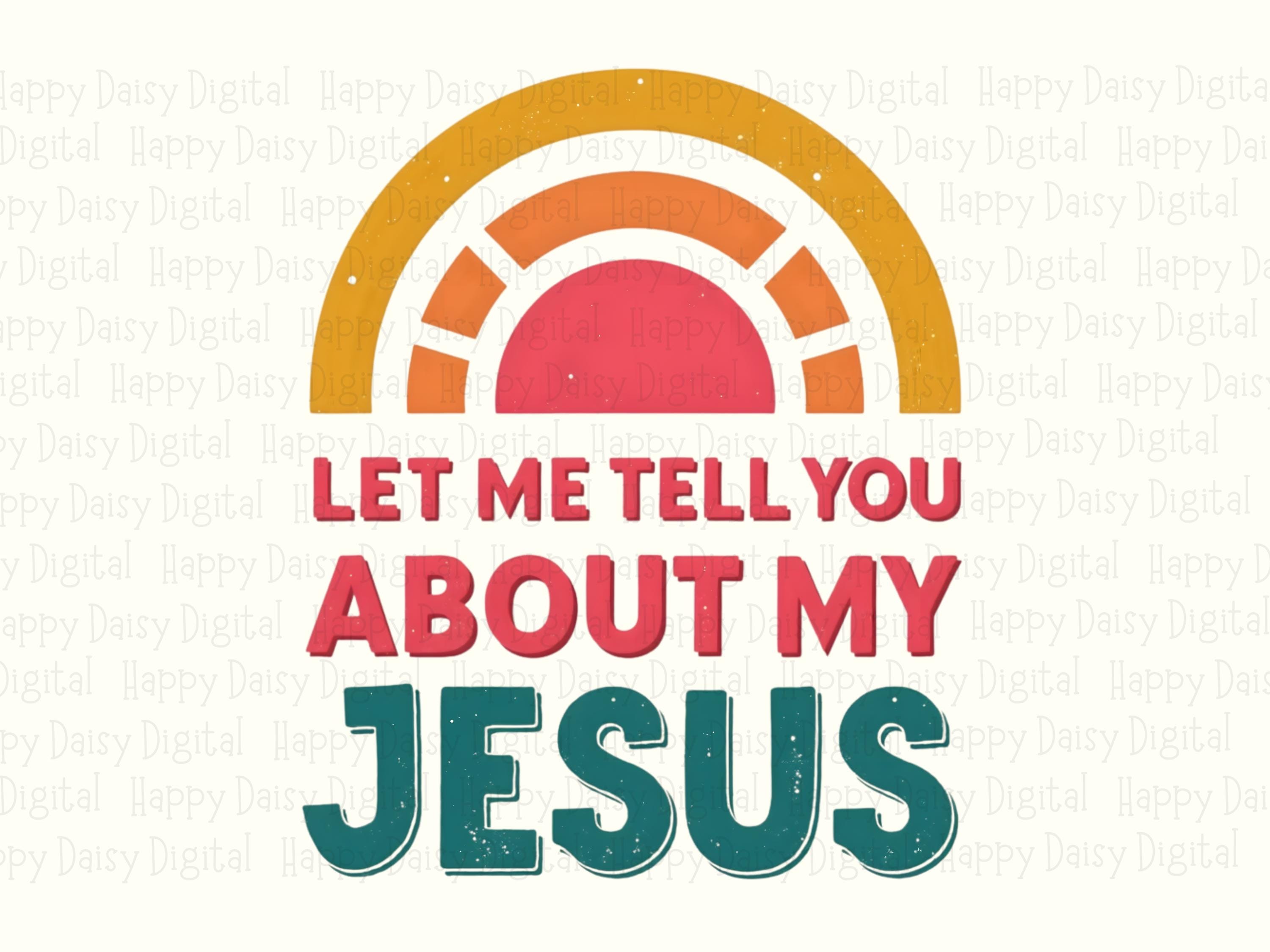 About My Jesus Sunburst PNG | Sublimation Commercial Use POD - Image 2