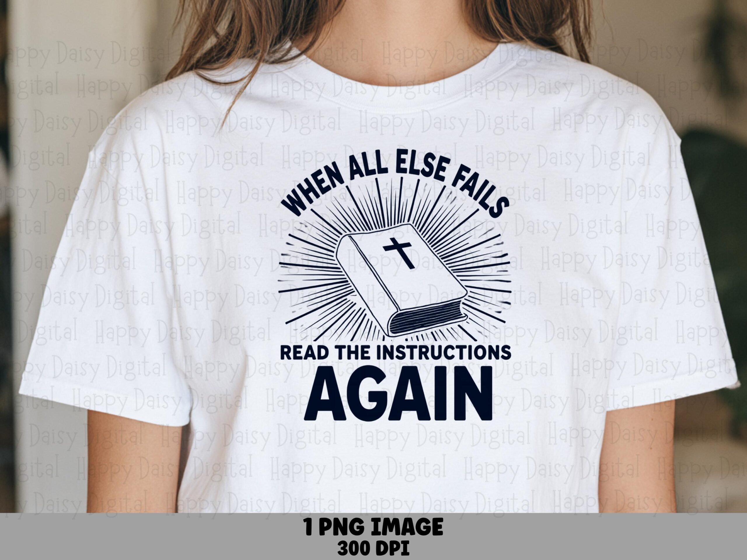 Read The Instructions PNG | Sublimation Commercial Use POD