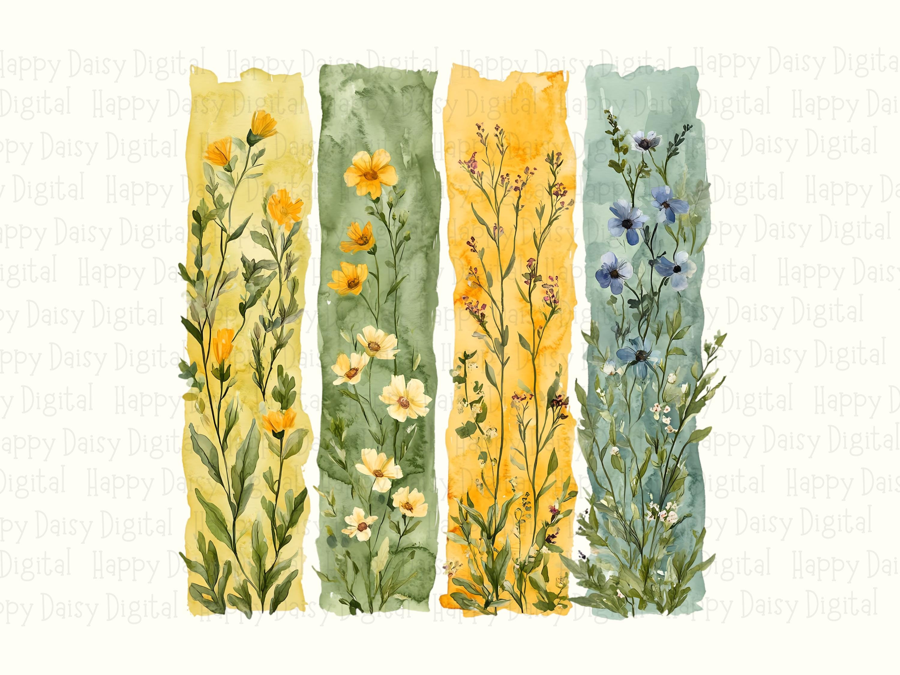 Golden Meadow Stripes PNG | Sublimation Commercial Use POD - Image 2