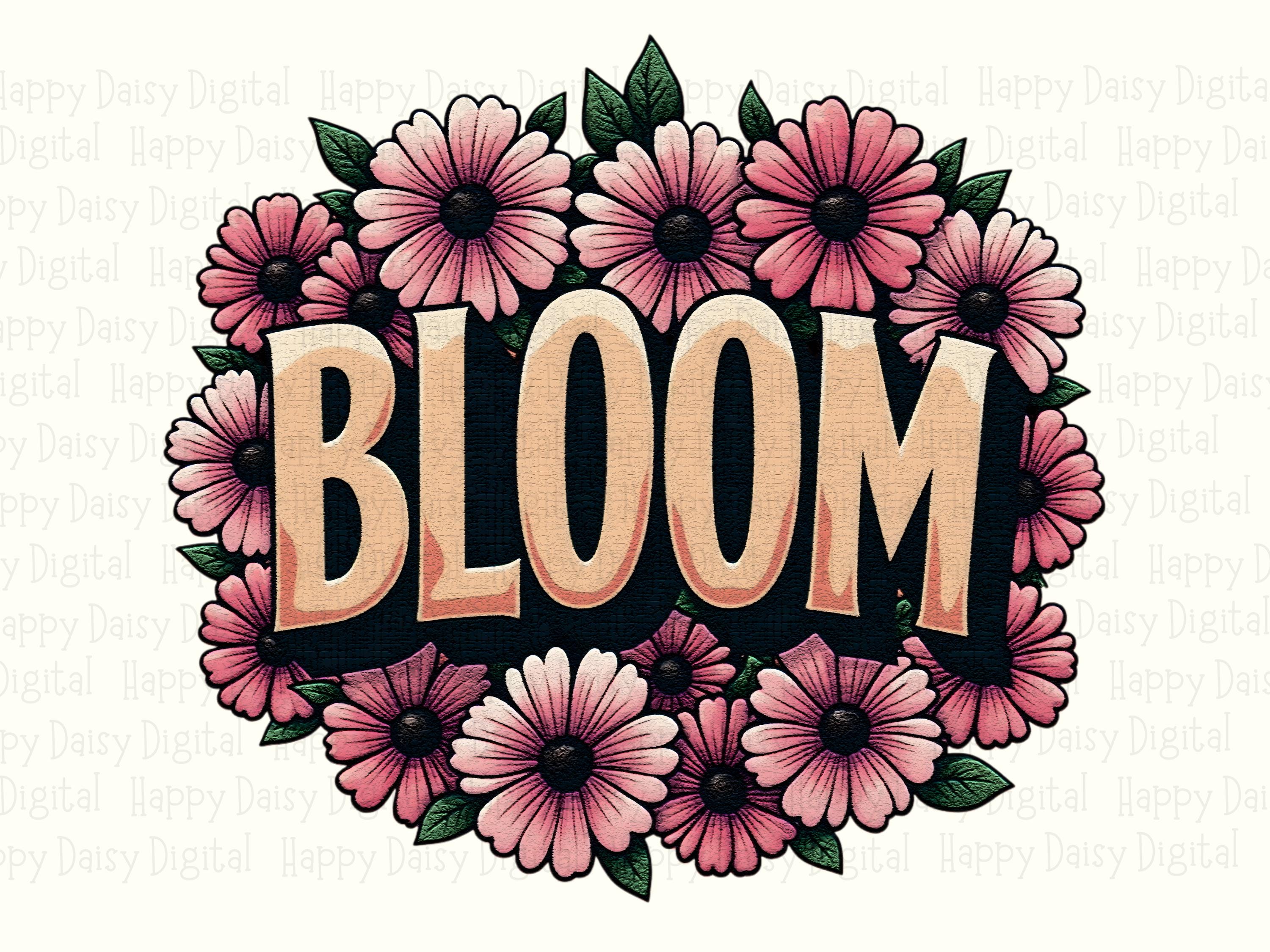 Bloom Wreath Badge PNG | Sublimation Commercial Use POD - Image 2