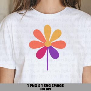 Hibiscus Sketch PNG SVG | Sublimation Commercial Use POD