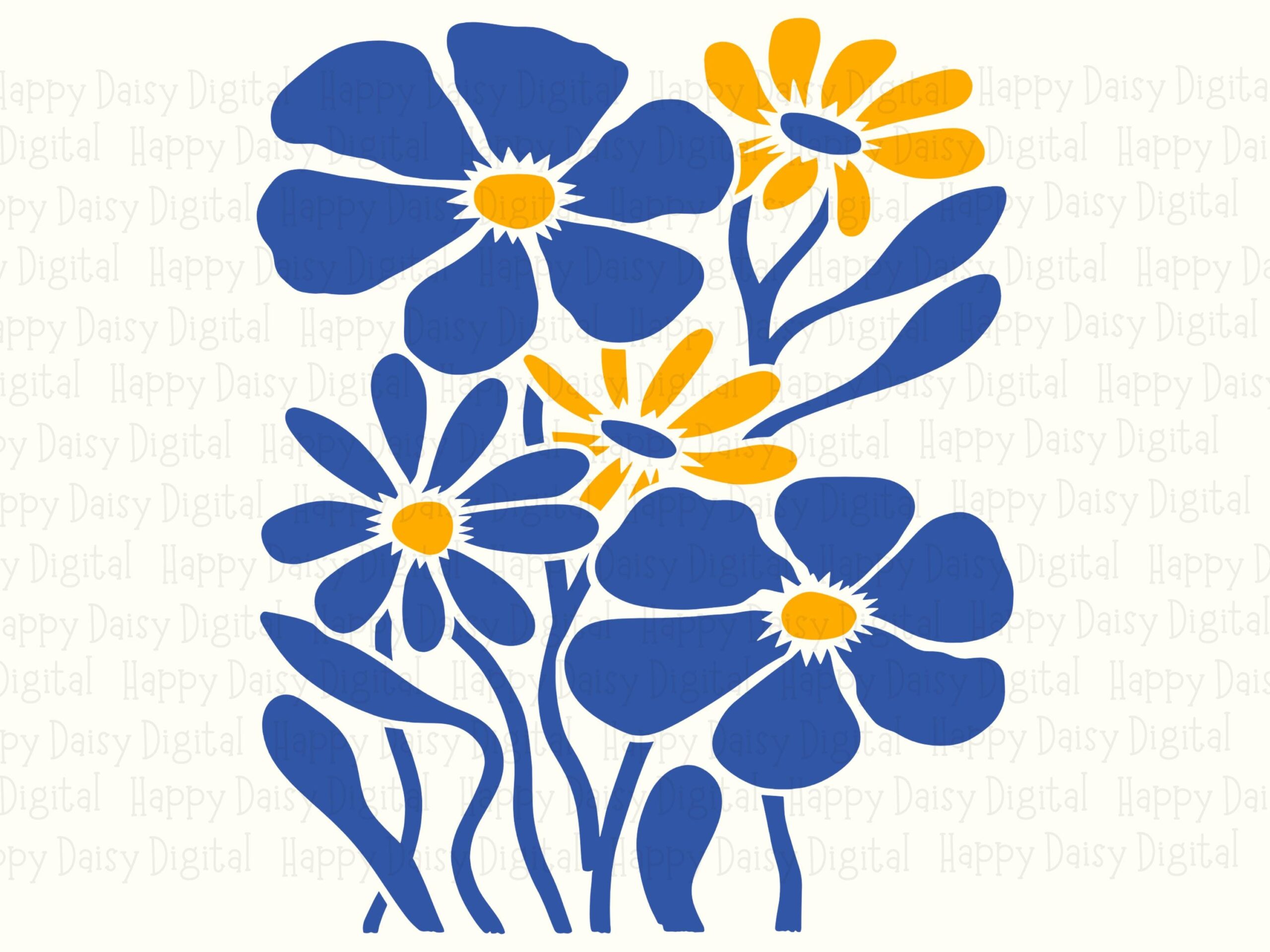 Matisse Wildflower PNG SVG | Sublimation Commercial Use POD - Image 2