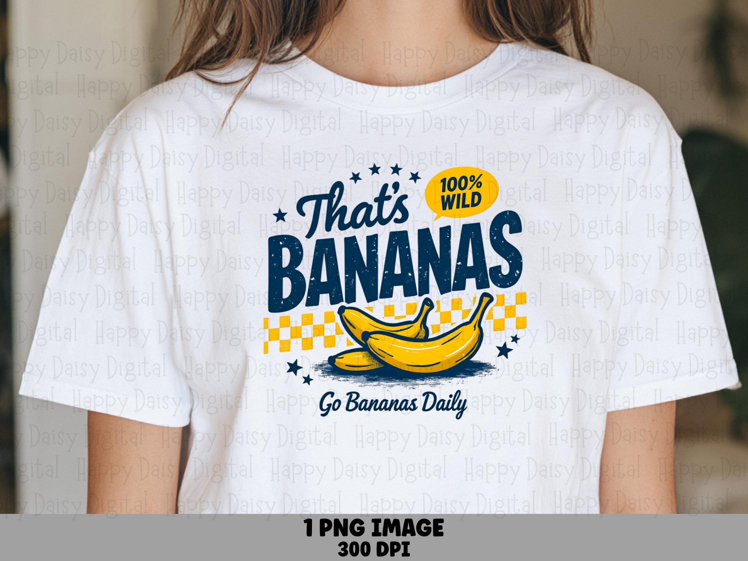 Thats Bananas, Retro Banana PNG, Sublimation | Commercial Use, 300 DPI Print-Ready | Clipart POD Sellers