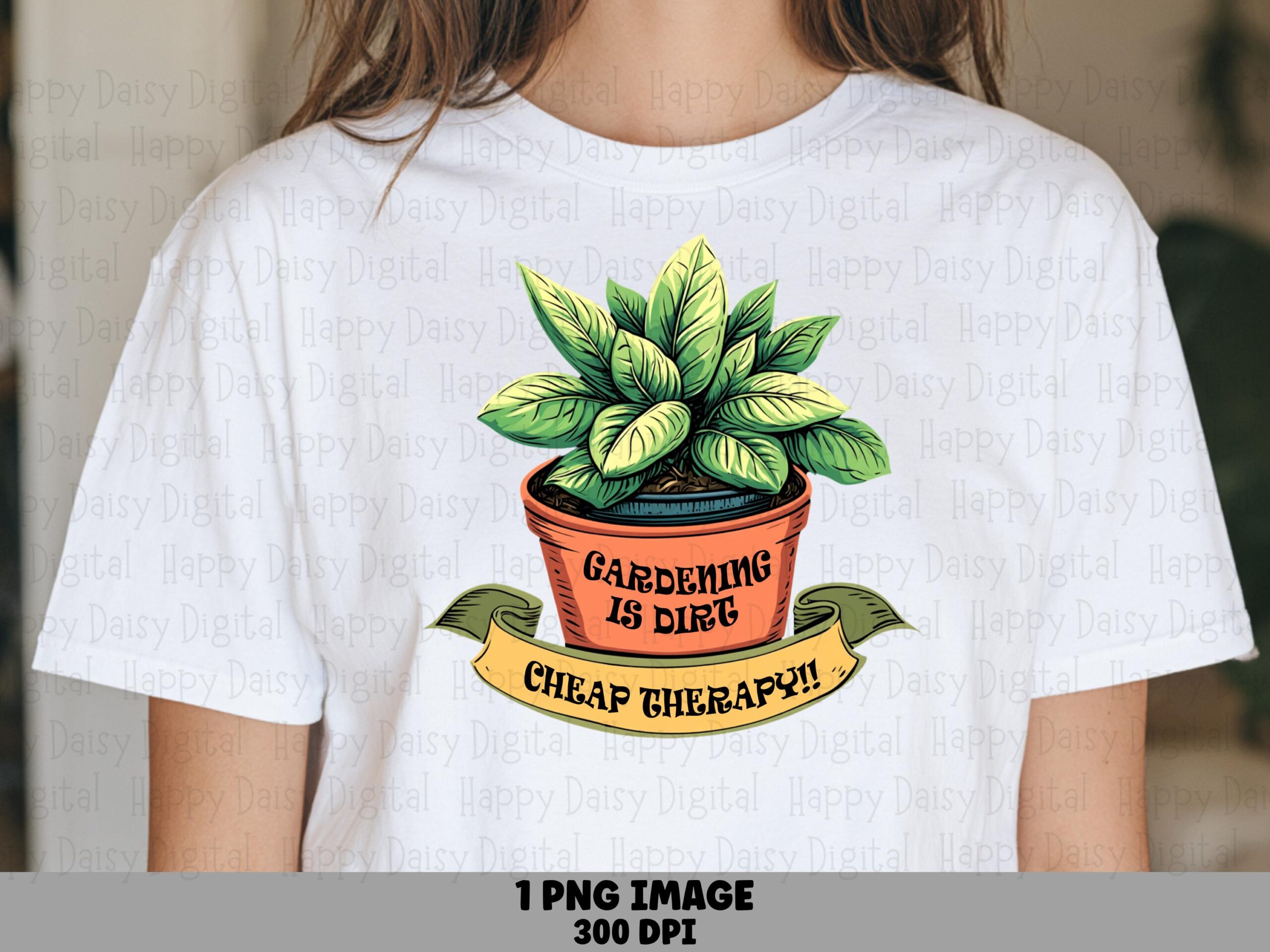 Gardening Cheap Therapy PNG | Sublimation Commercial Use POD