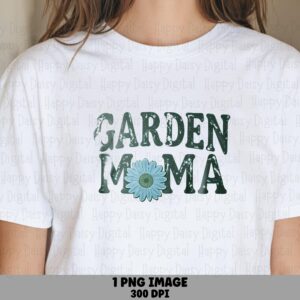 Garden Mama Daisy PNG | Sublimation Commercial Use POD