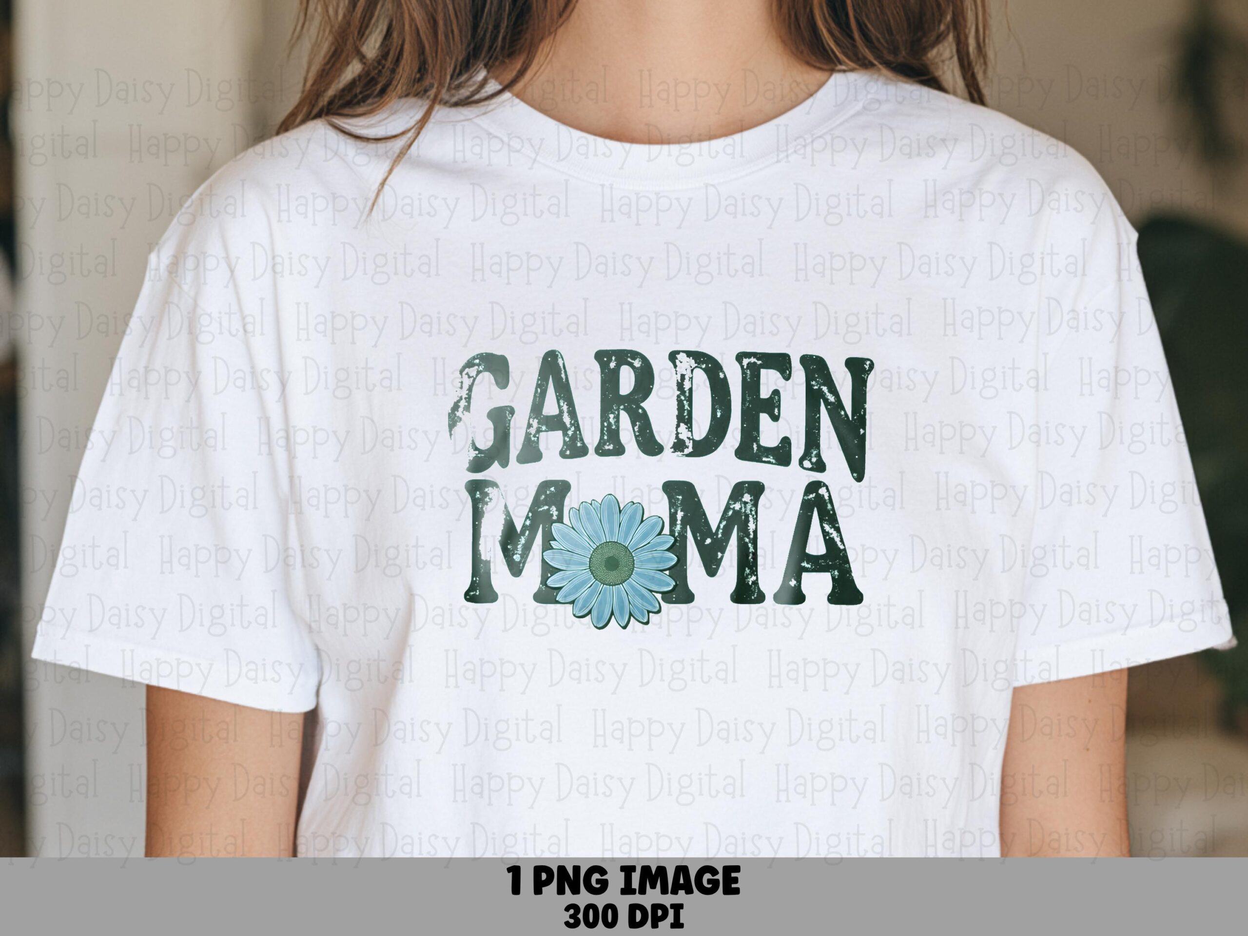 Garden Mama Daisy PNG | Sublimation Commercial Use POD