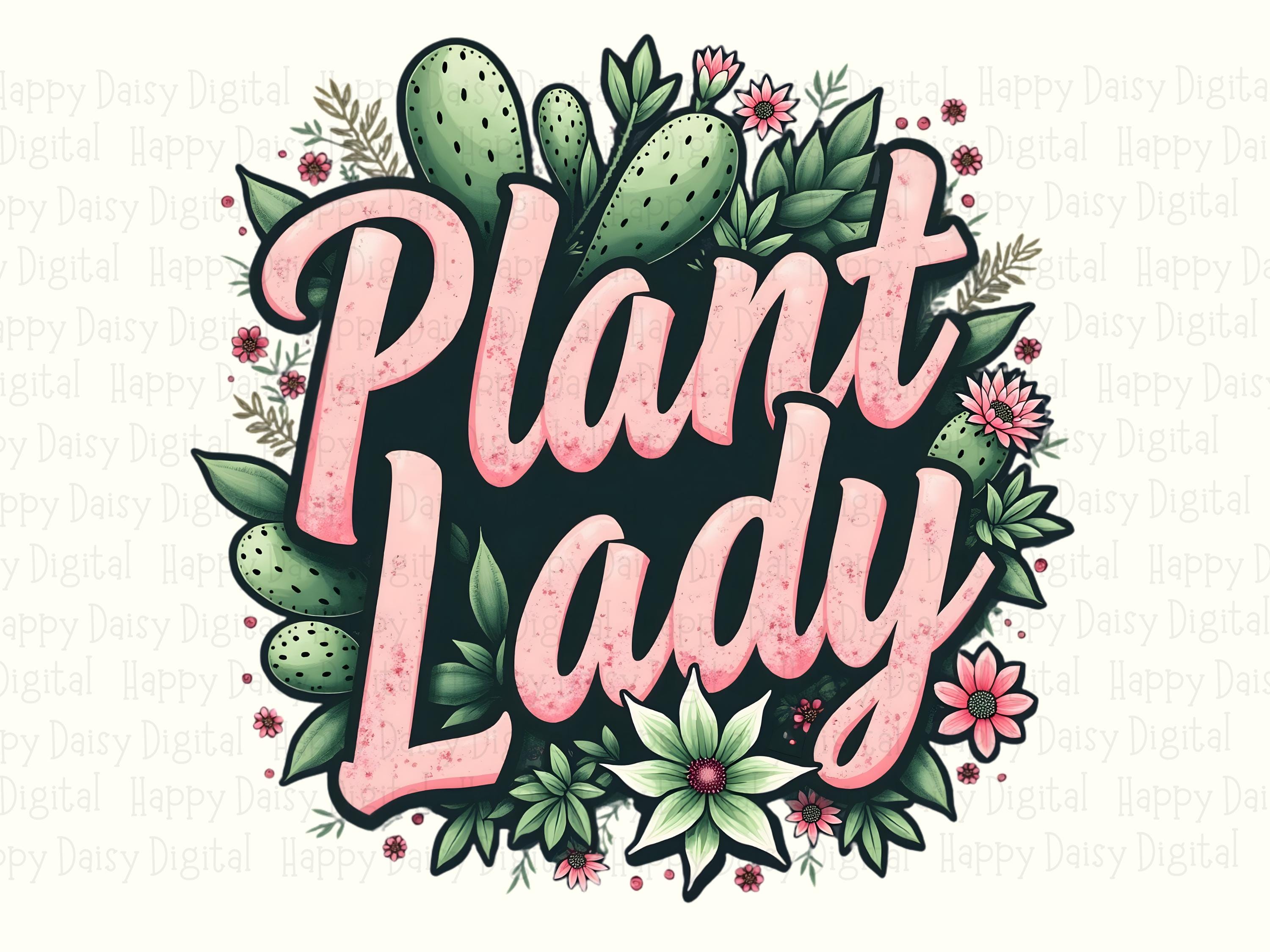 Plant Lady Badge PNG | Sublimation Commercial Use POD - Image 2