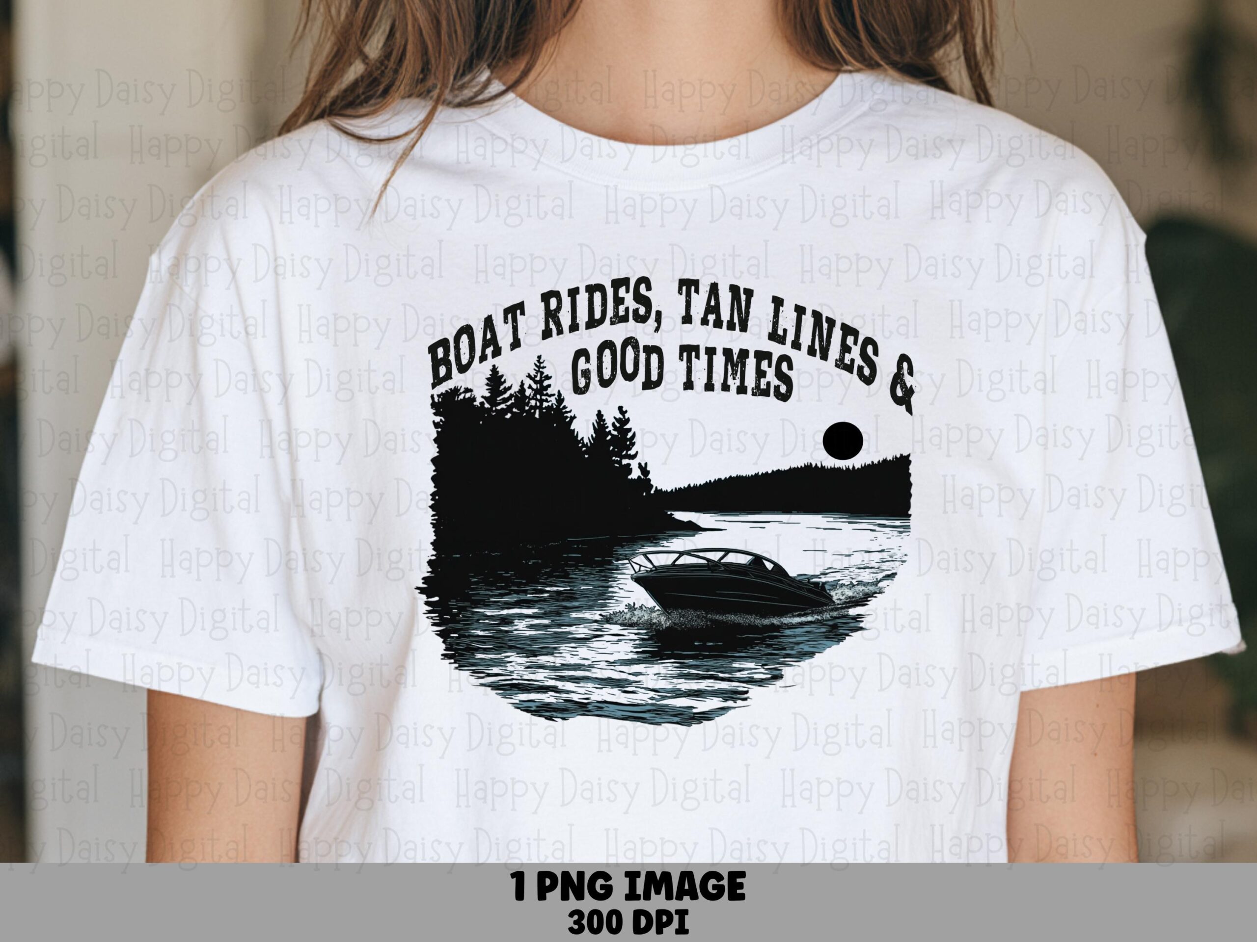 Boat Ride Good Times PNG | Sublimation Commercial Use POD