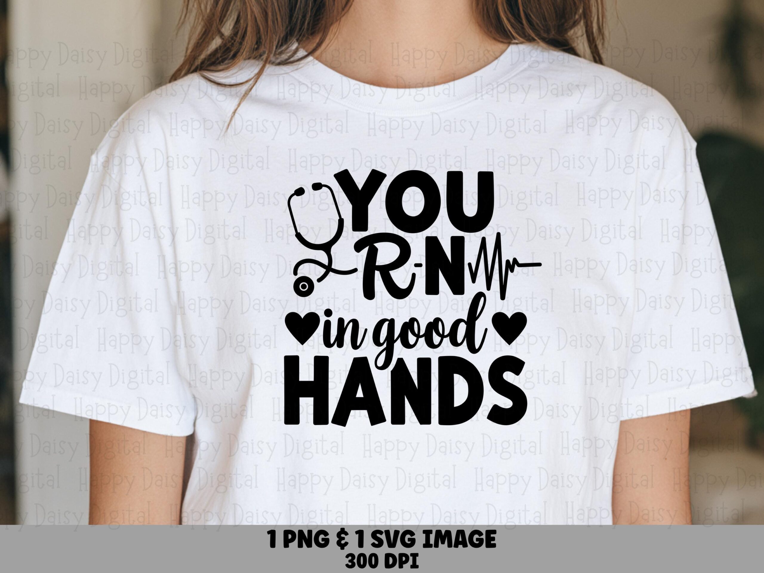 In Good Hands RN png SVG | Sublimation Commercial Use POD