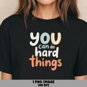 Hard Things Doodle PNG | Sublimation Commercial Use POD