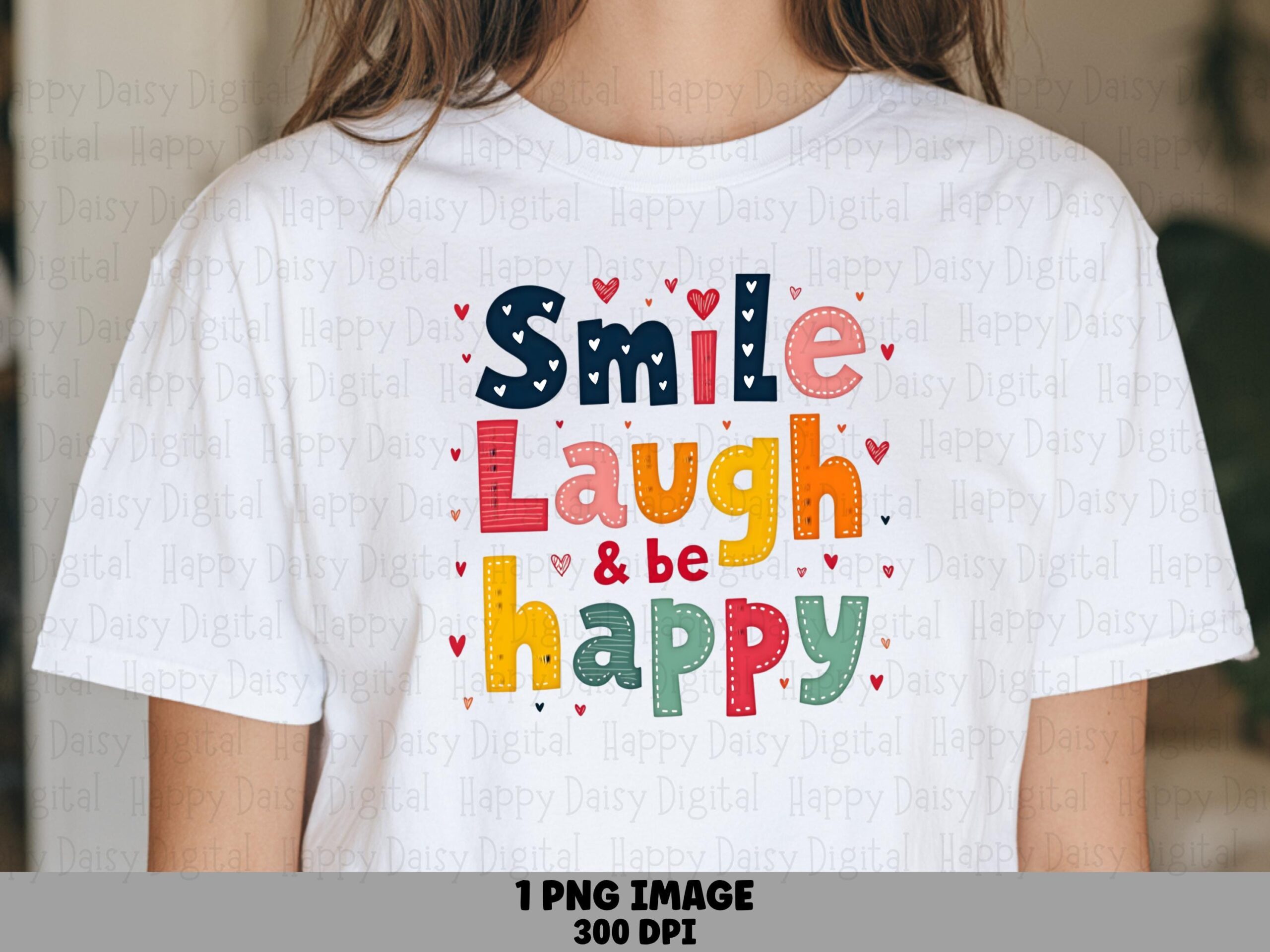 Smile Laugh Happy PNG | Sublimation Commercial Use POD