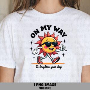 Sunny Stroll PNG | Sublimation Commercial Use POD