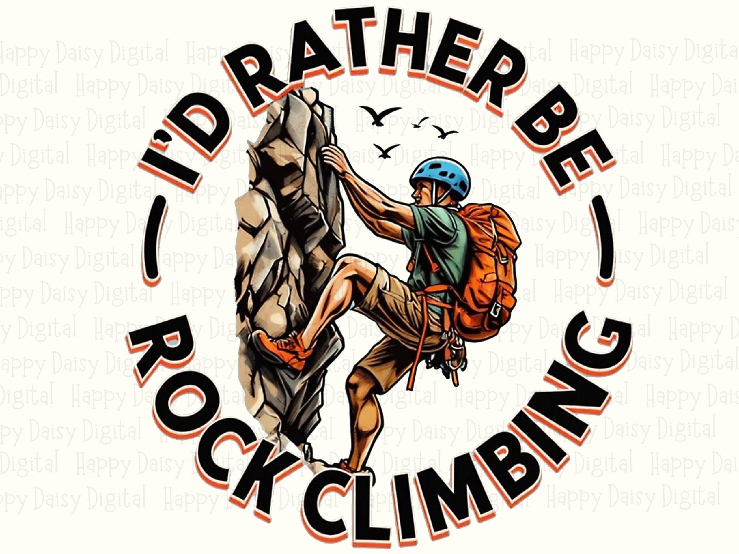 Rock Climbing Png, Climber Silhouette Design - Rugged Cliff Face, Adventure Text | Commercial Use, 300 Dpi - Image 2