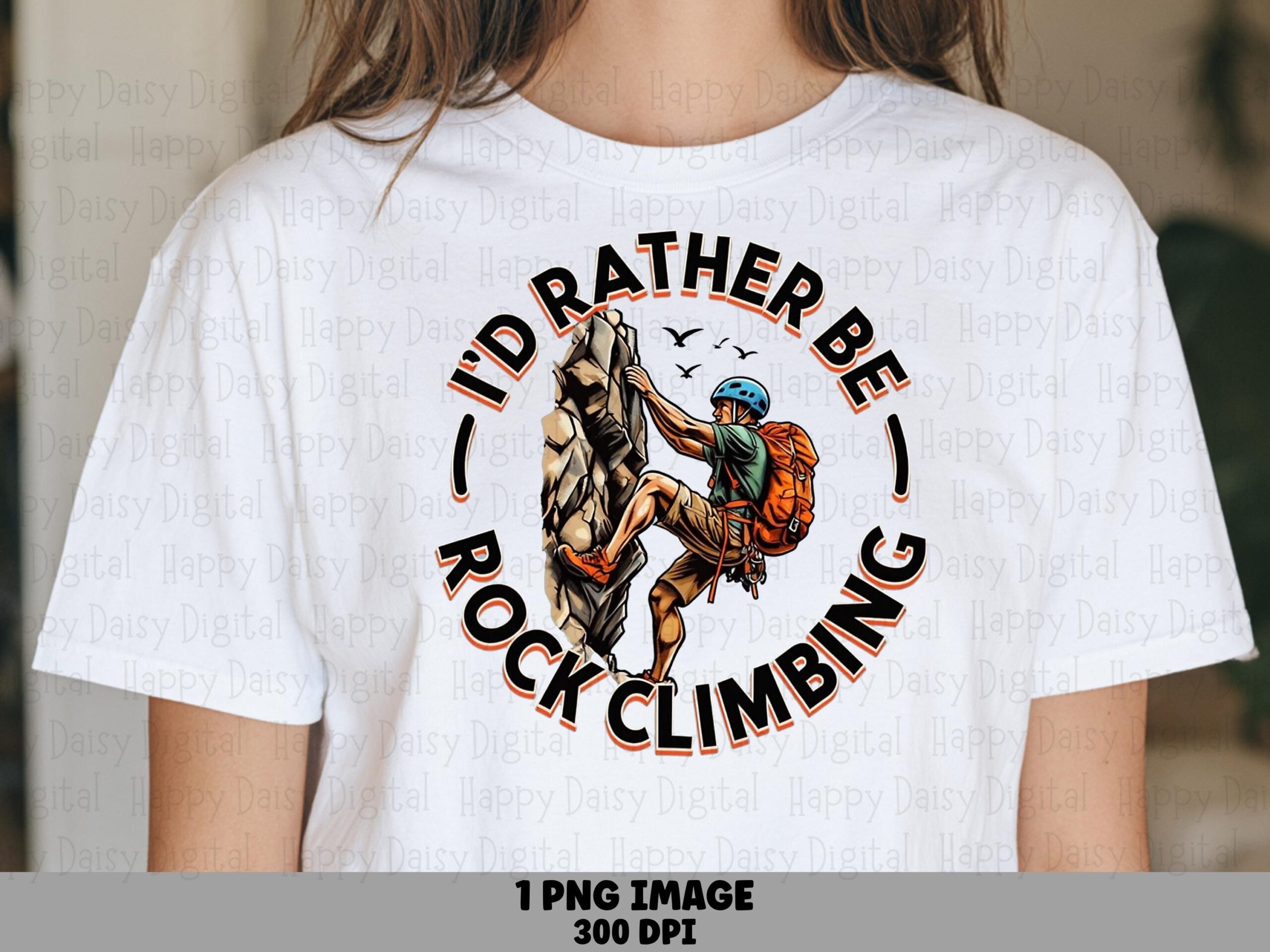 Rock Climbing Png, Climber Silhouette Design - Rugged Cliff Face, Adventure Text | Commercial Use, 300 Dpi