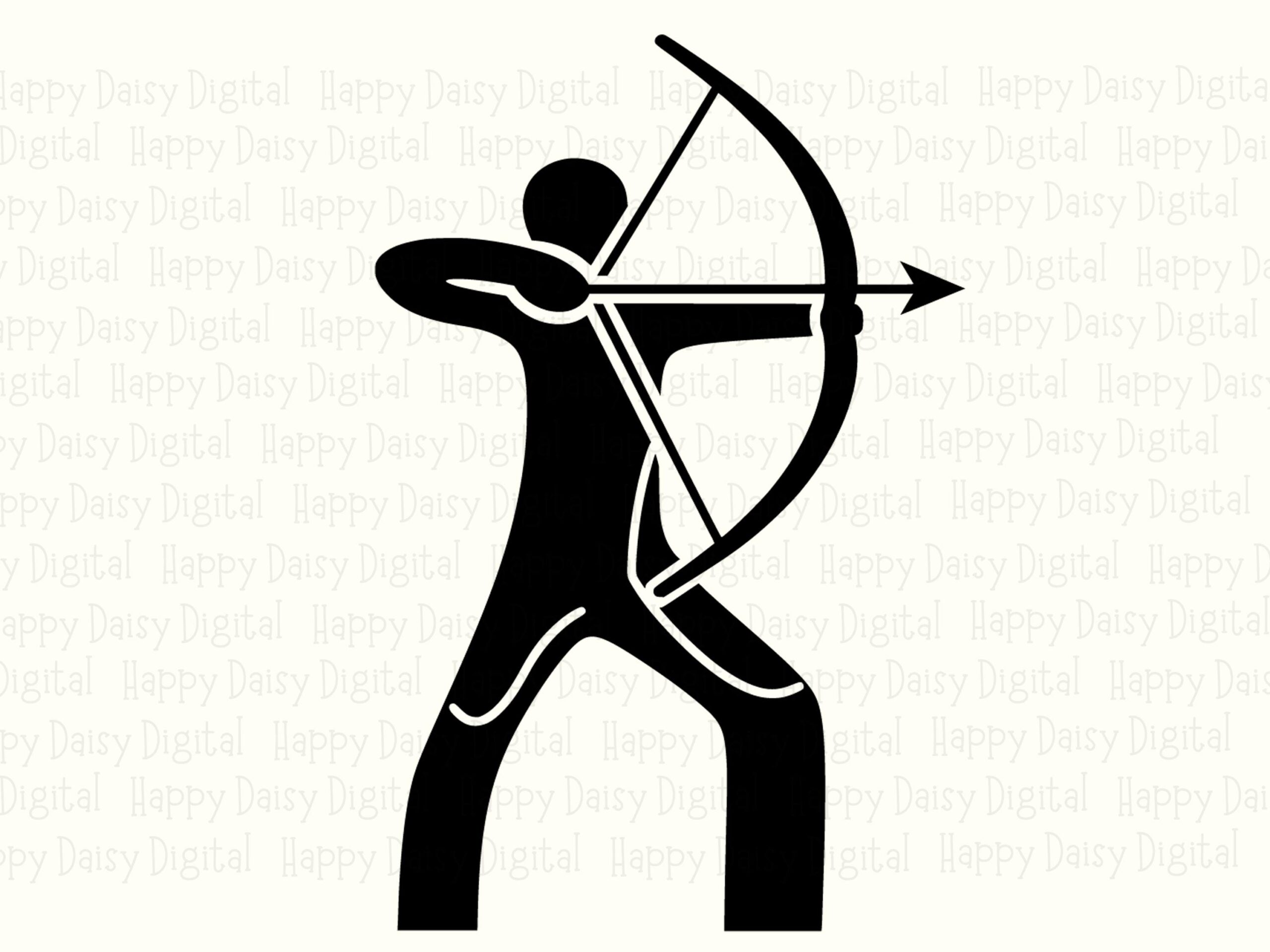 Archer Silhouette, Sunset Bowhunter PNG - Sublimation Commercial-Use, 300 DPI, Transparent Background - Image 2