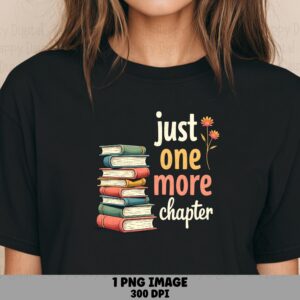 Book Stack Chapter PNG | Sublimation Commercial Use POD