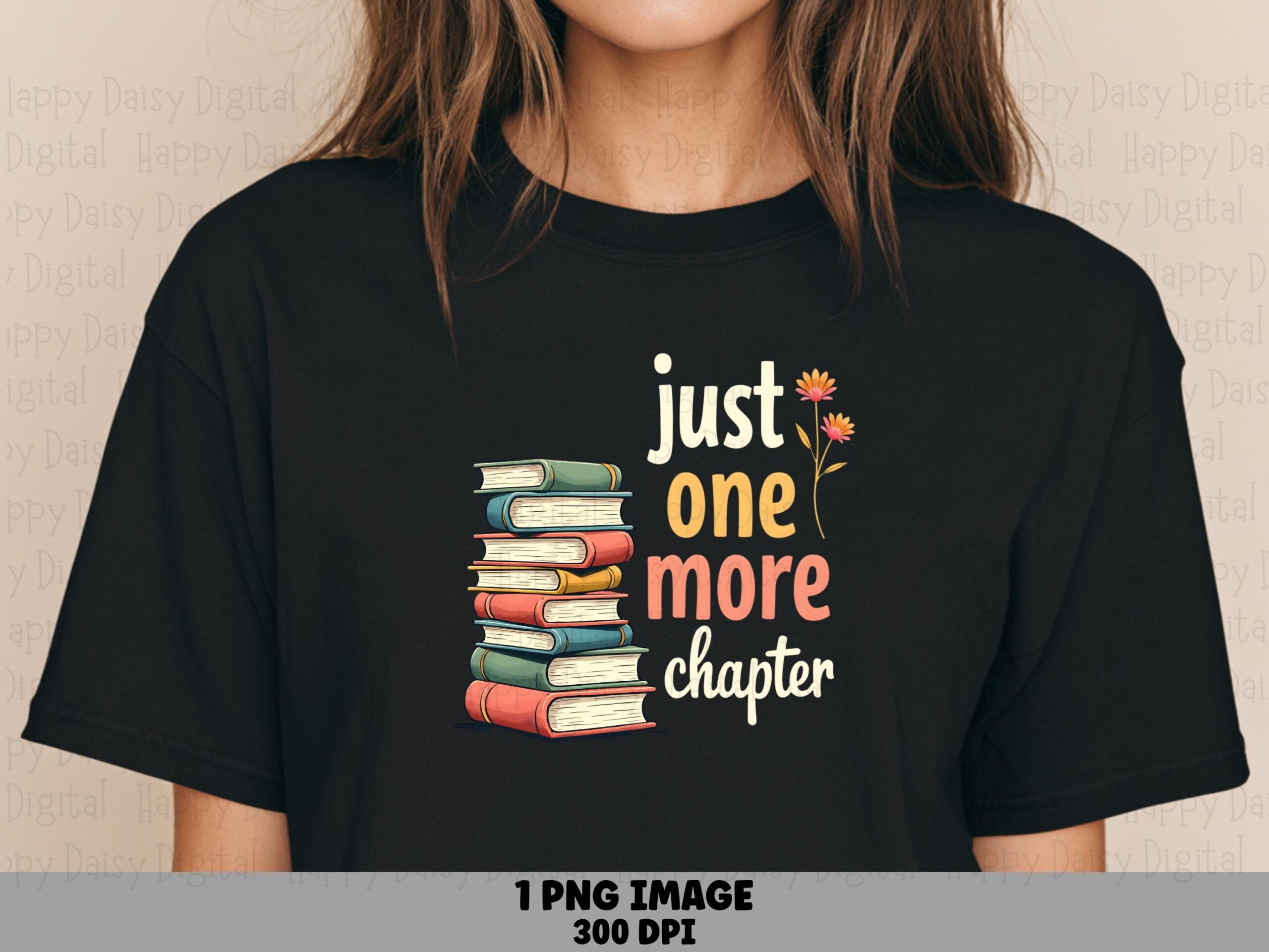 Book Stack Chapter PNG | Sublimation Commercial Use POD