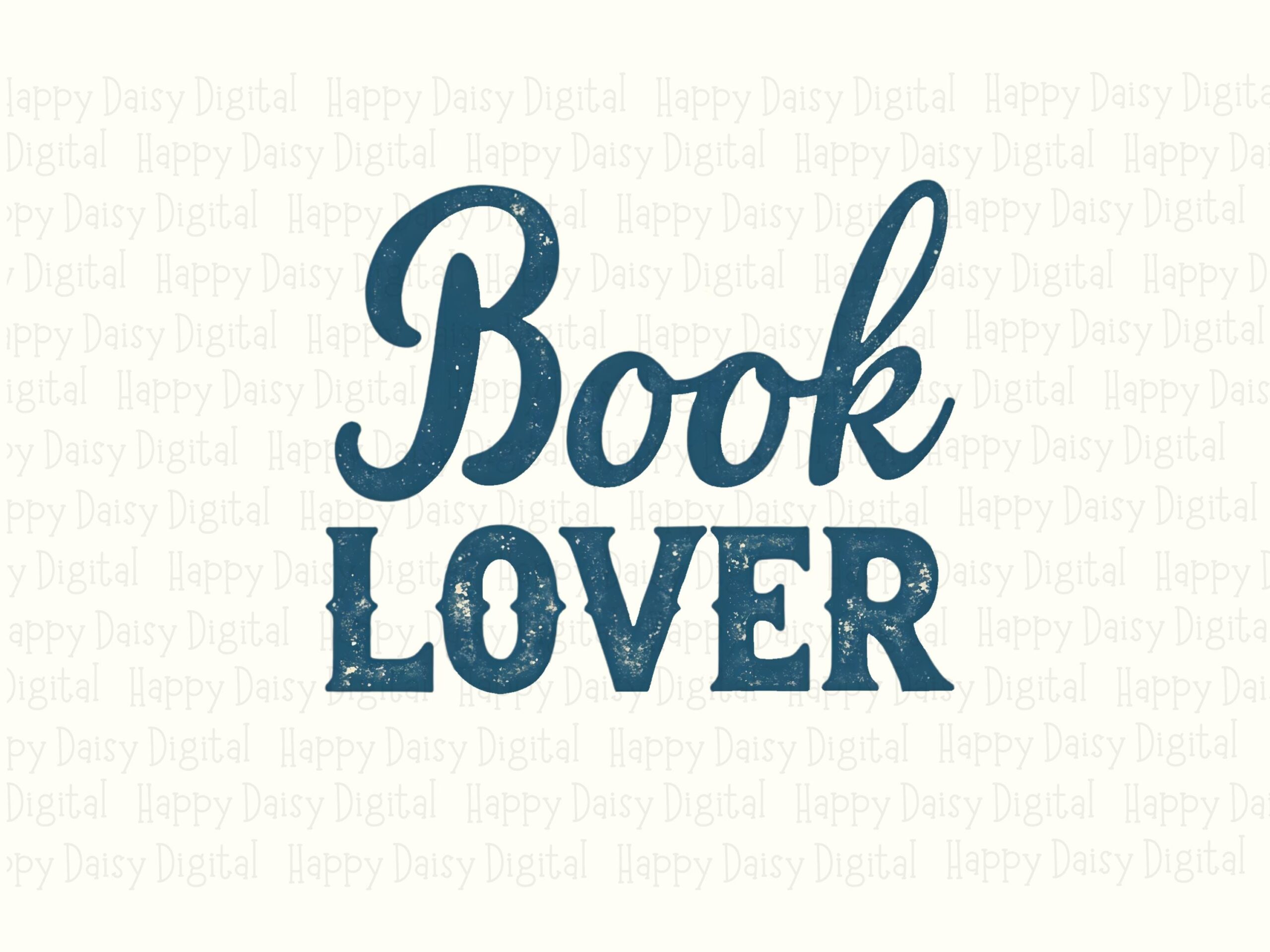 Book Lover Script PNG | Sublimation Commercial Use POD - Image 2