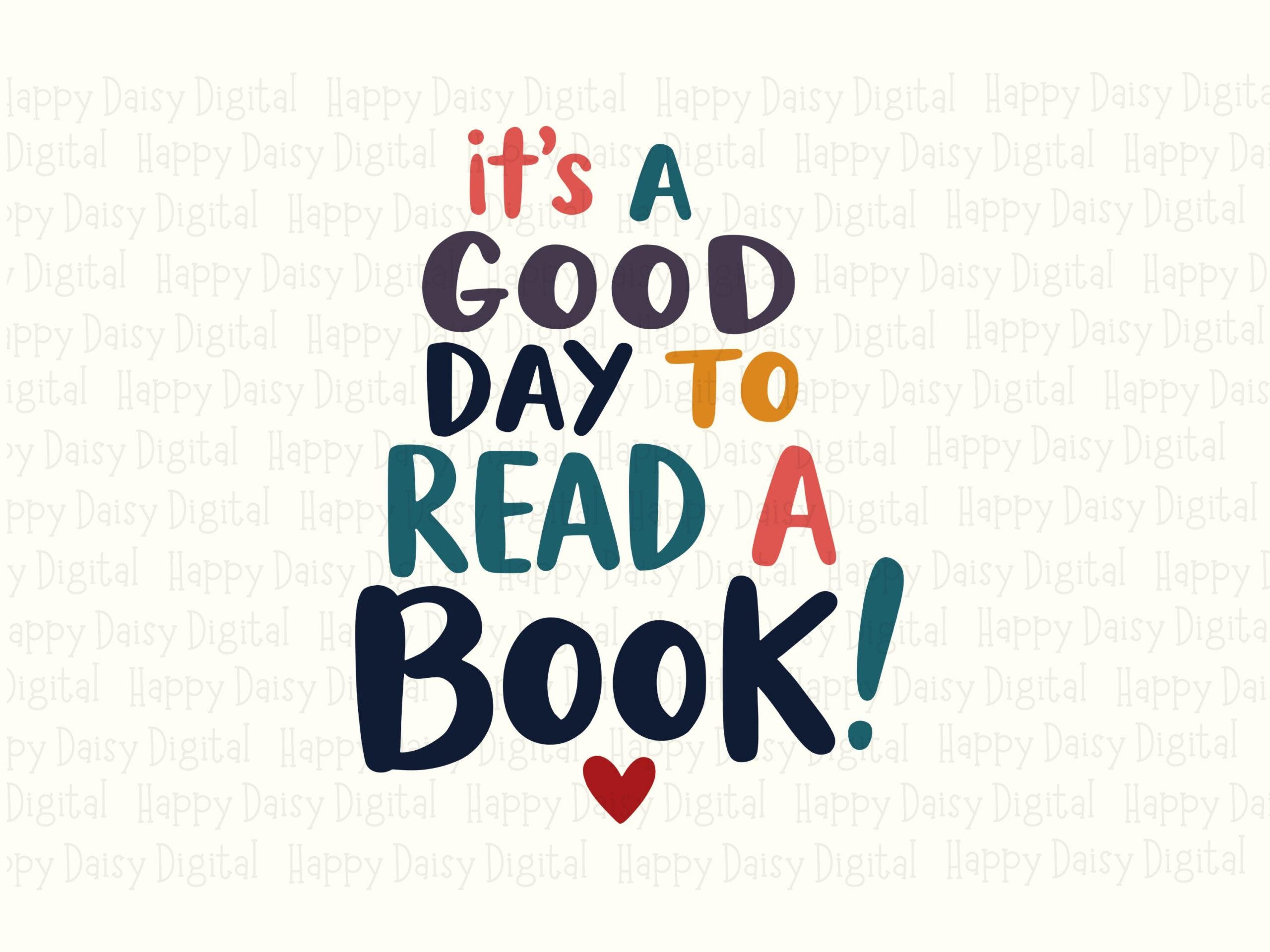 Good Day Book PNG SVG | Sublimation Commercial Use POD - Image 2