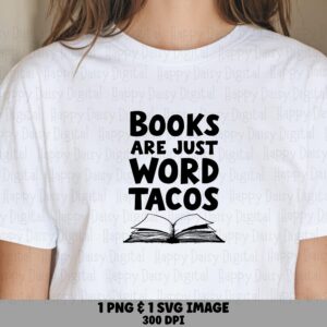 Word Tacos PNG SVG | Sublimation Commercial Use POD