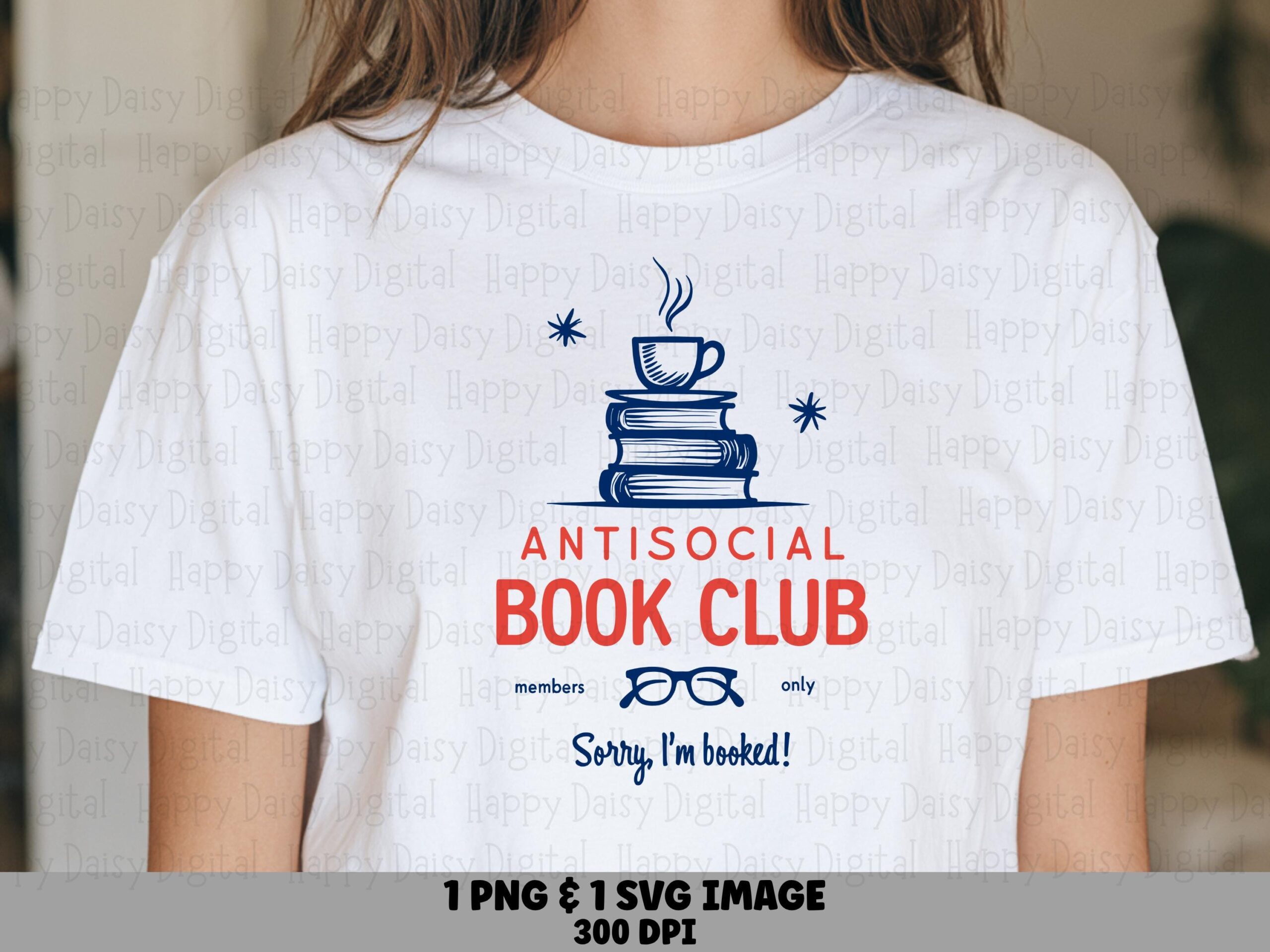 Antisocial Book Club PNG SVG | Sublimation Commercial Use POD