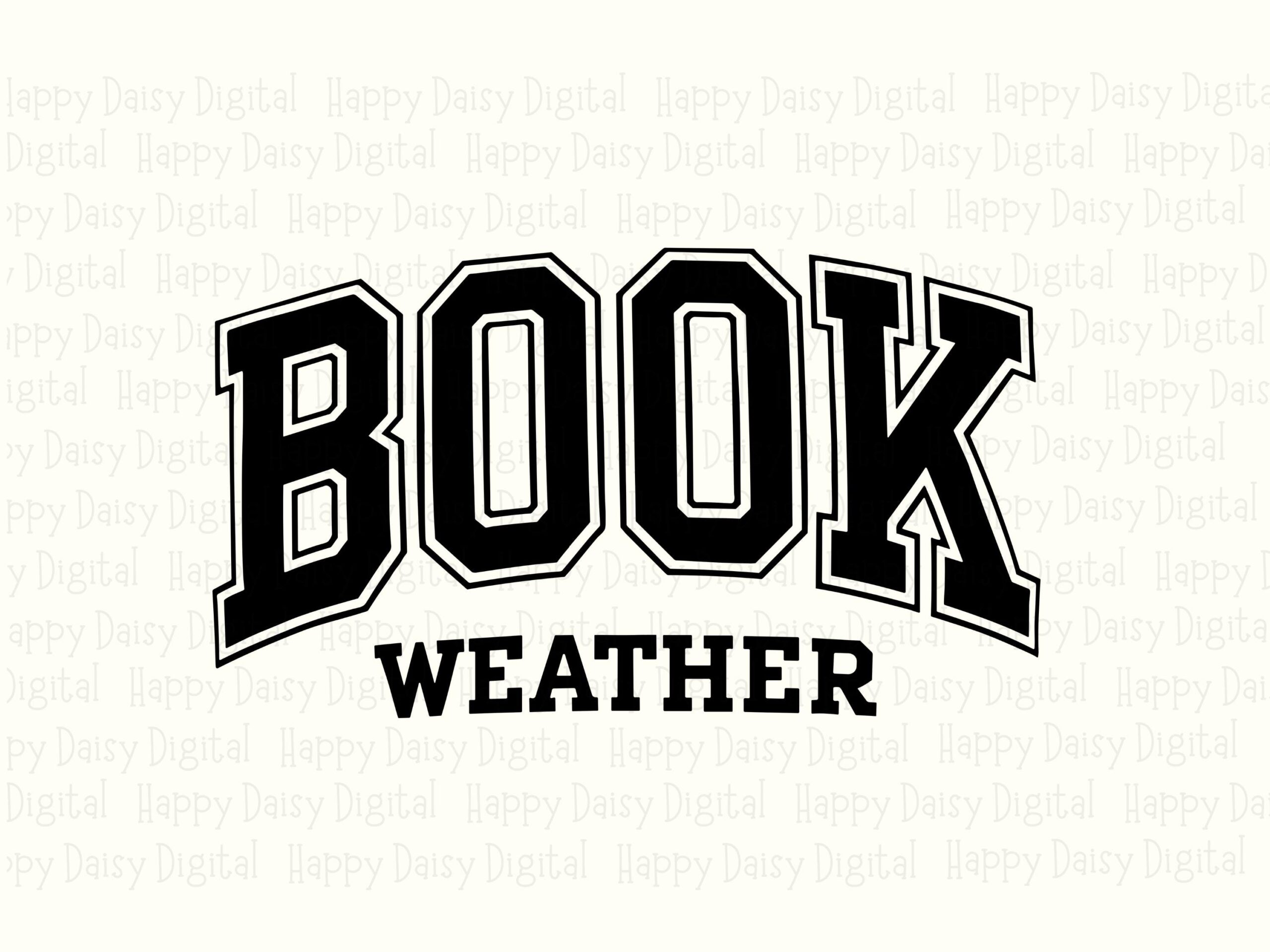 Book Weather PNG SVG | Sublimation Commercial Use POD - Image 2