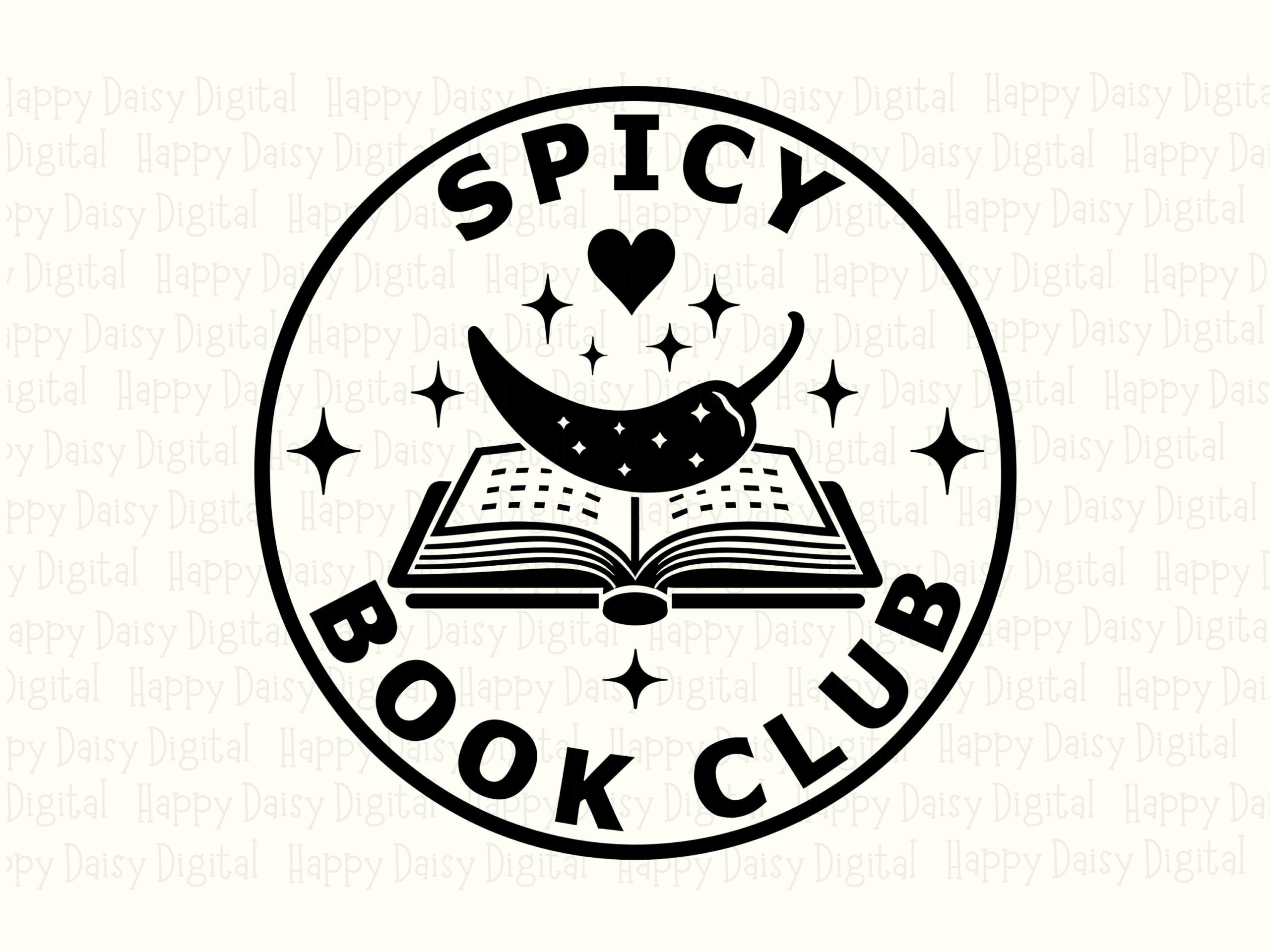 Spicy Book Club PNG SVG | Sublimation Commercial Use POD - Image 2
