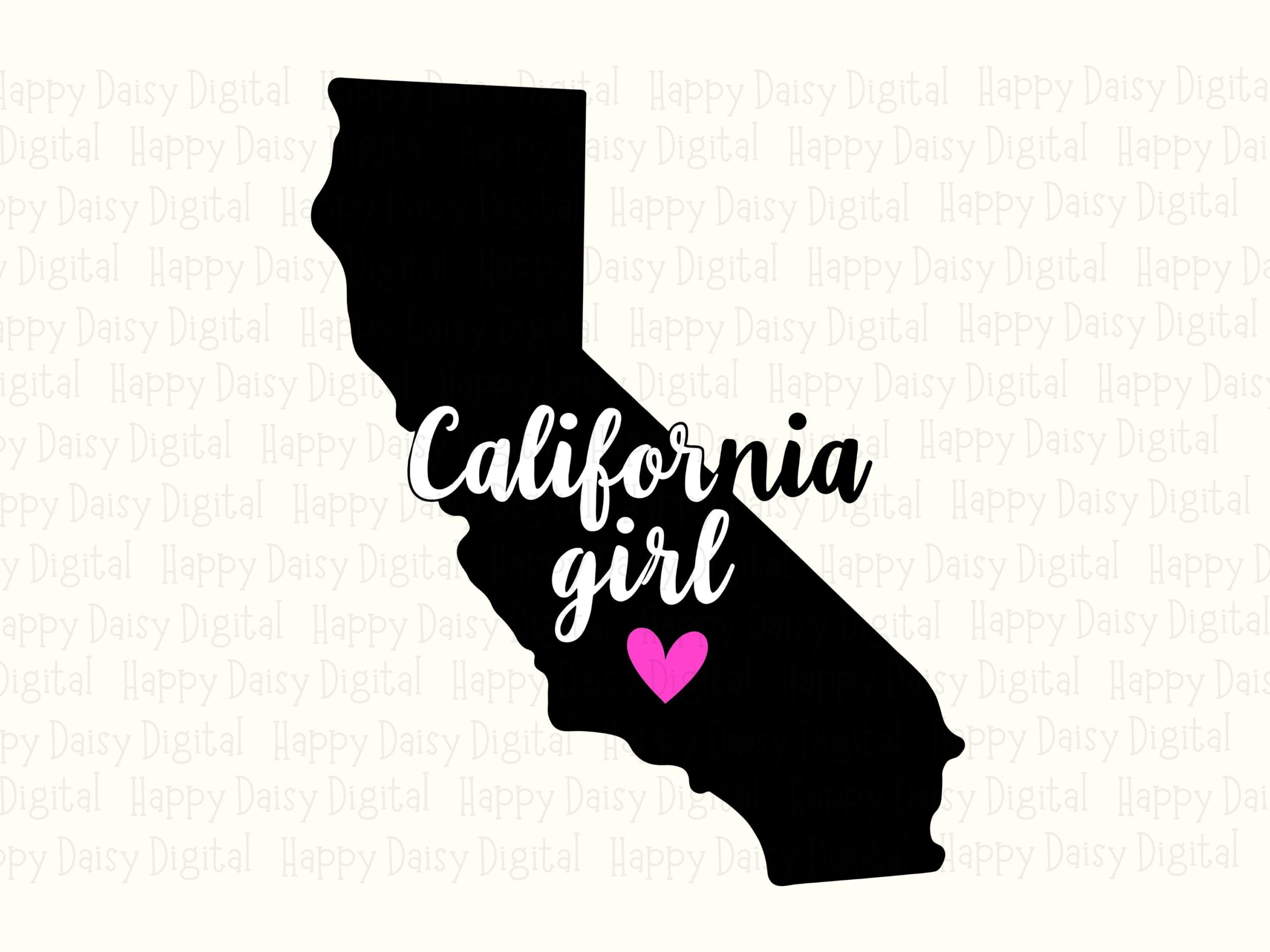 California Girl Png, Silhouette Design For Sublimation | Svg File Included | 300 Dpi, Commercial Use - Image 2