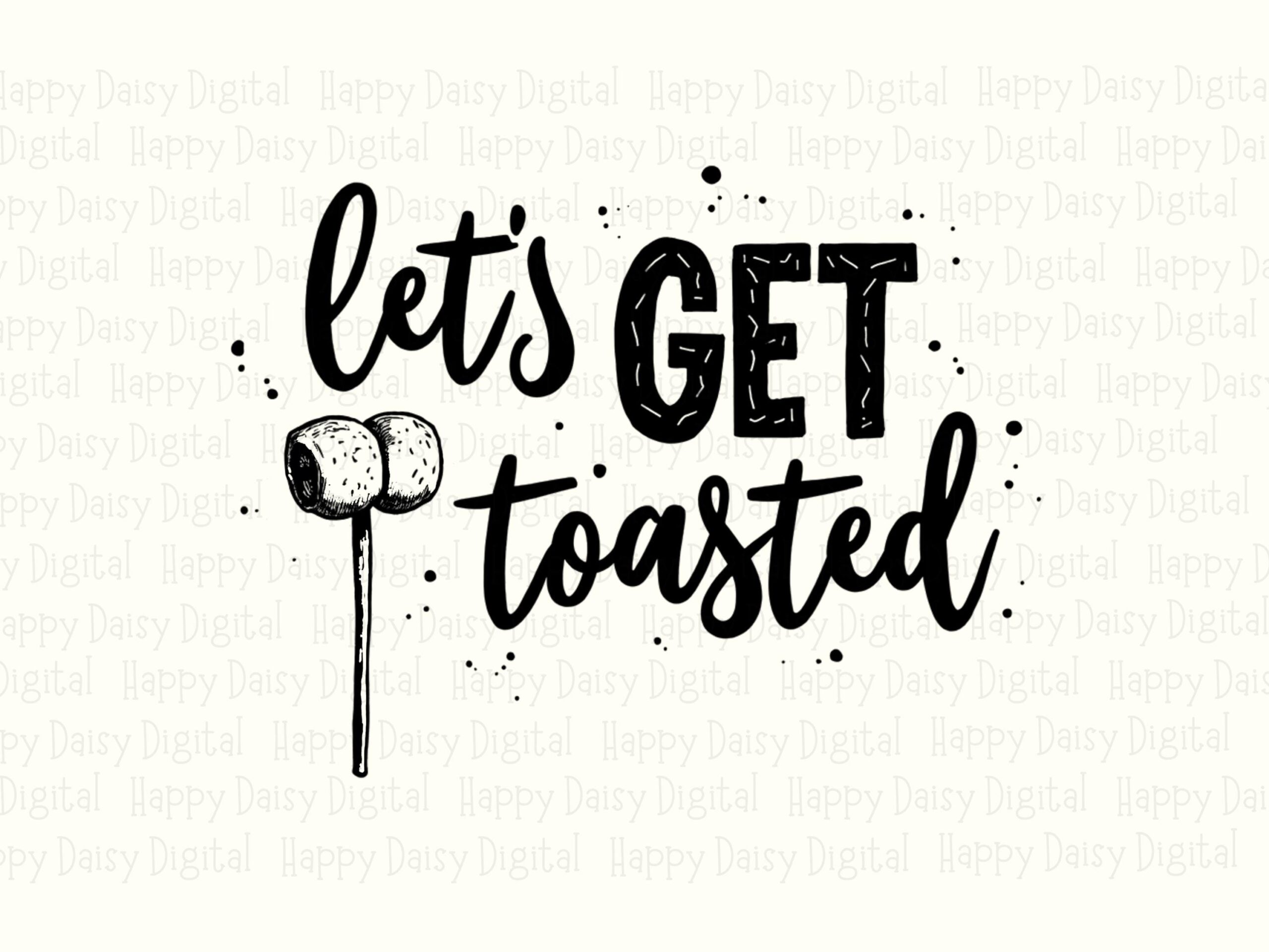 Get Toasted PNG, Hand-Lettered Marshmallow Camping Artwork | Sublimation File, Commercial Use License | 300 DPI, Transparent Background - Image 2