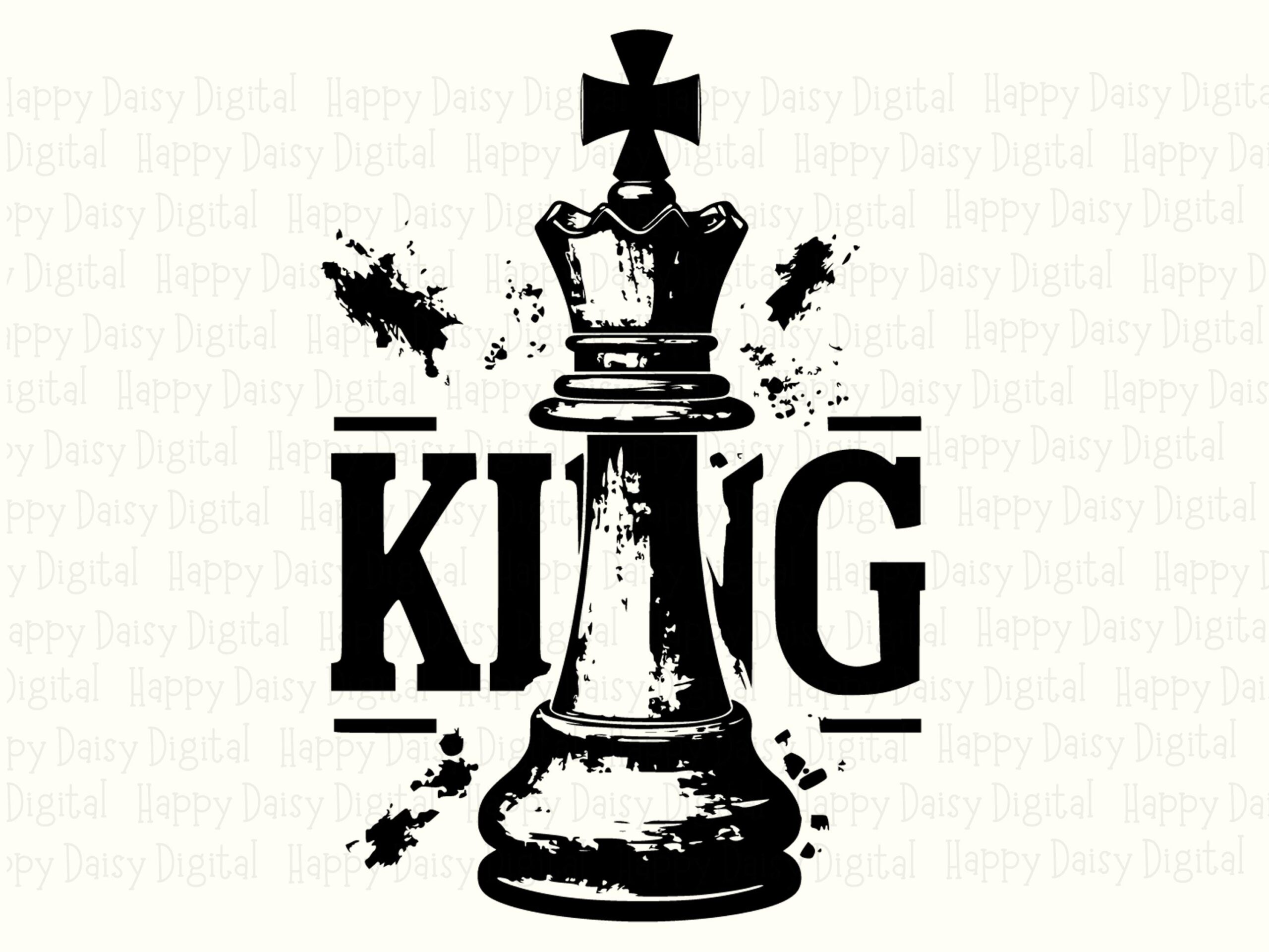 King Grunge Crown PNG SVG | Sublimation Commercial Use POD - Image 2